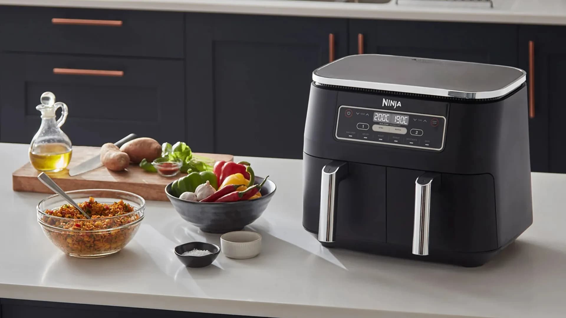Мультипечь Ninja Air Fryer Dual zone AF200EU