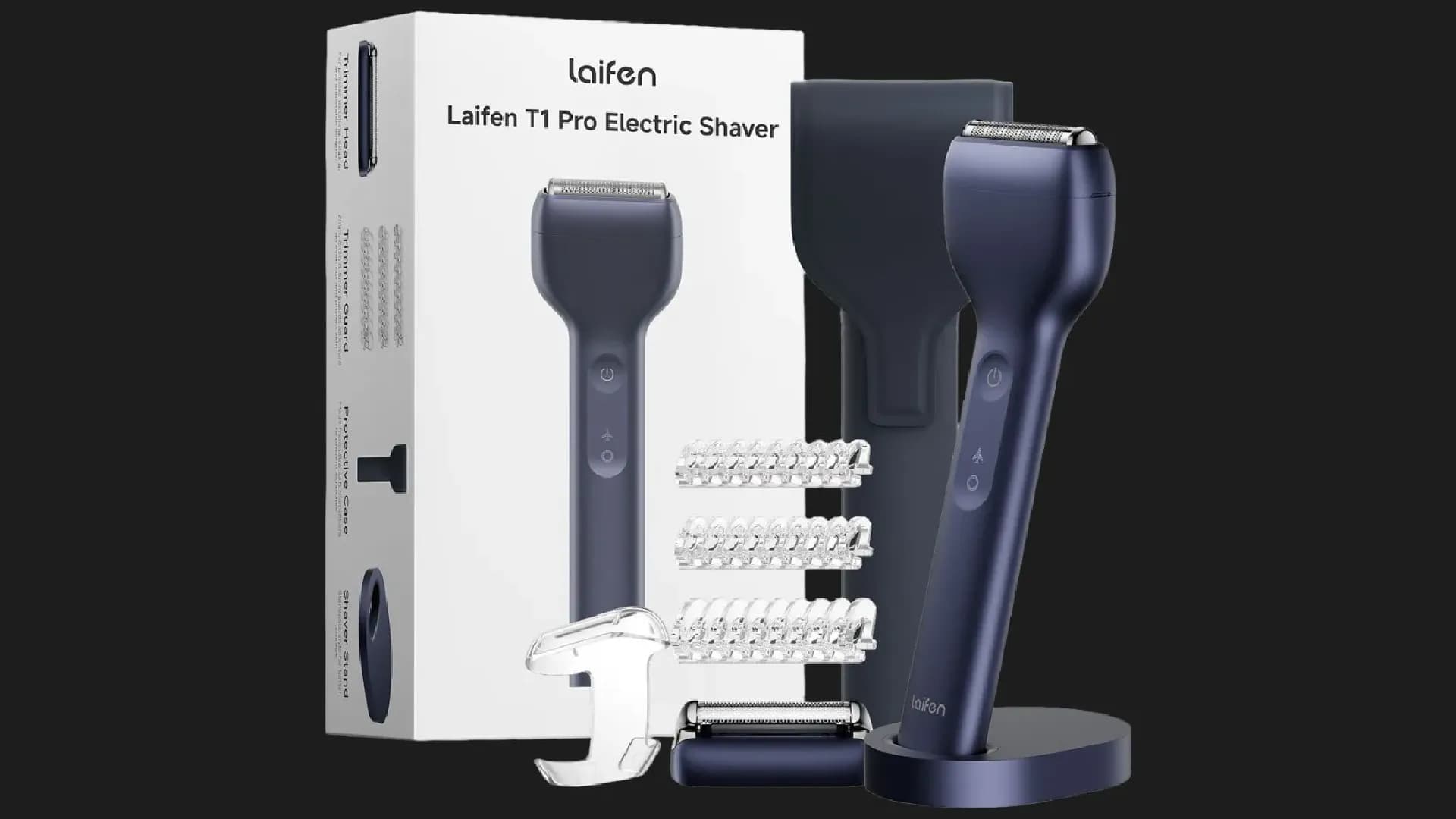Электрическая бритва Laifen T1 Pro Gift Set (Dark Blue)(1ER51-L-XX-BE-001)