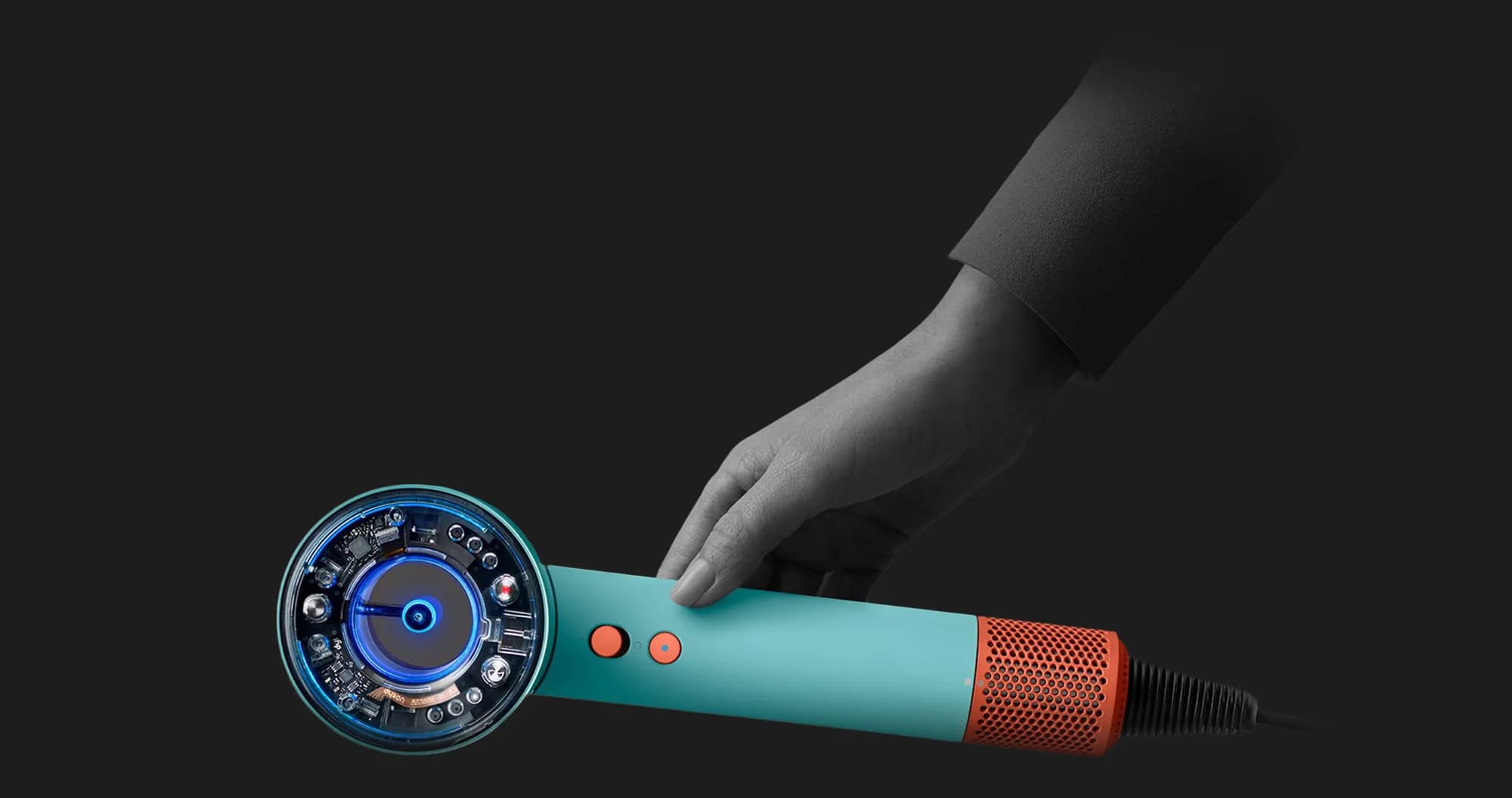Фен для волос Dyson Supersonic Nural (Velvet Red/Gold) (594823-01)