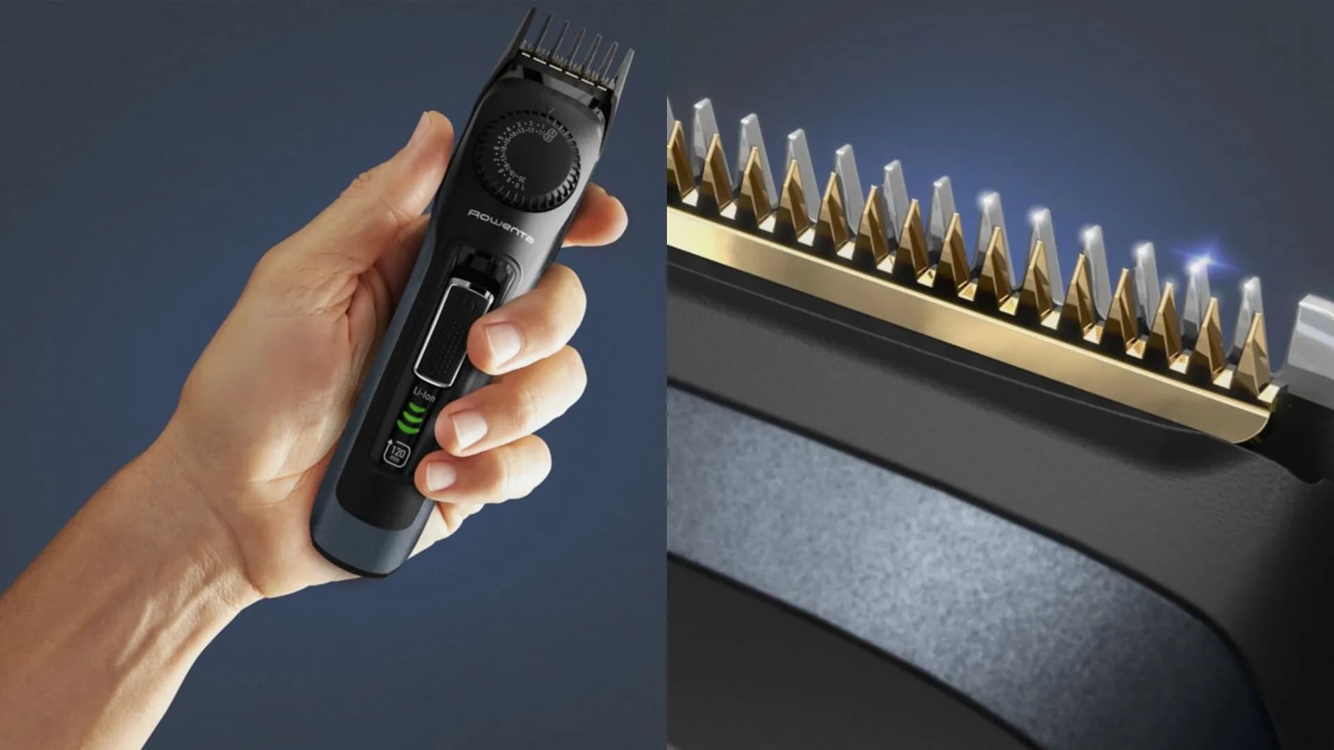 Триммер Rowenta Virtuo (TN3804E0) (Black/Dark Blue)