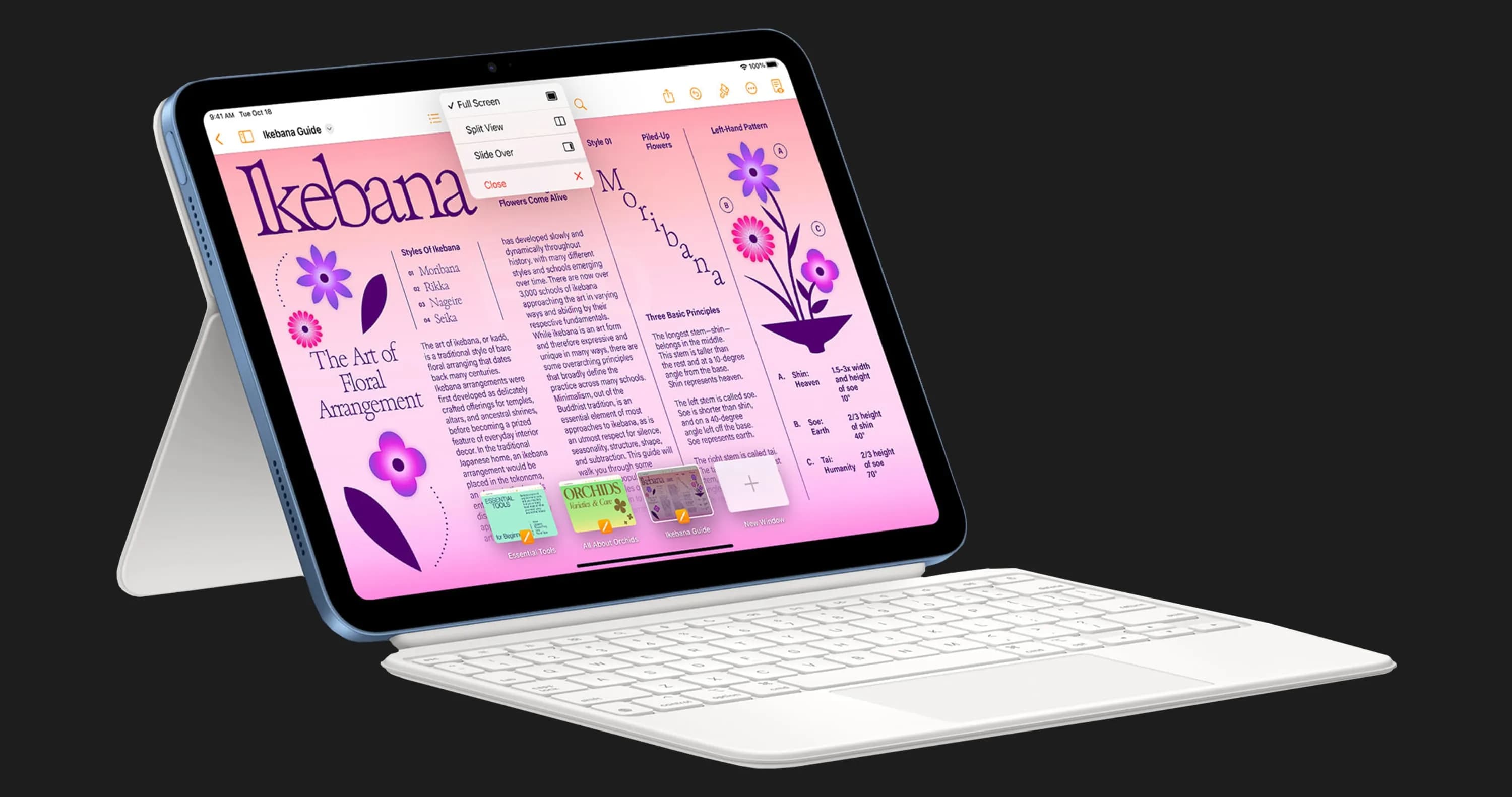 Клавиатура Magic Keyboard Folio for iPad 10.9 2022 / iPad 11 2025 (MQDP3)