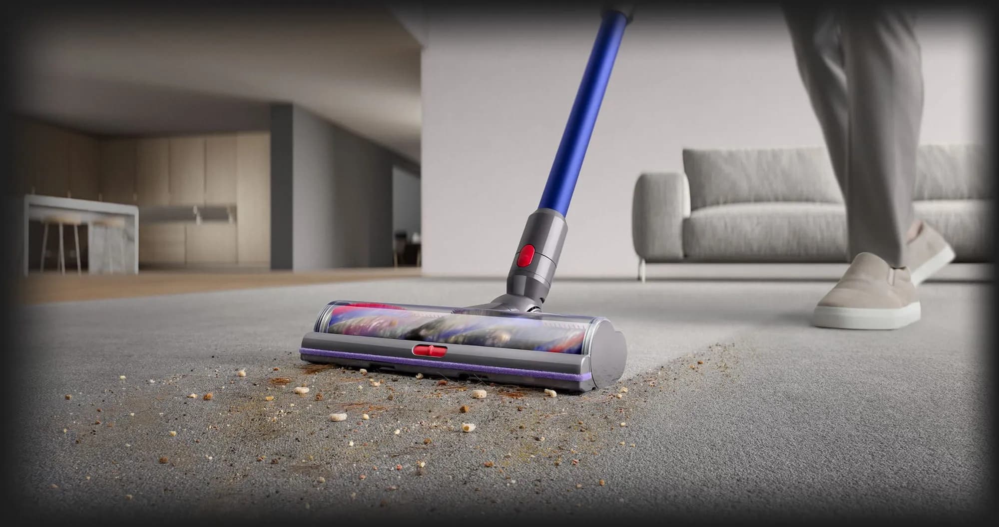 Пылесос Dyson Gen5 Outsize (Nickel/Blue)