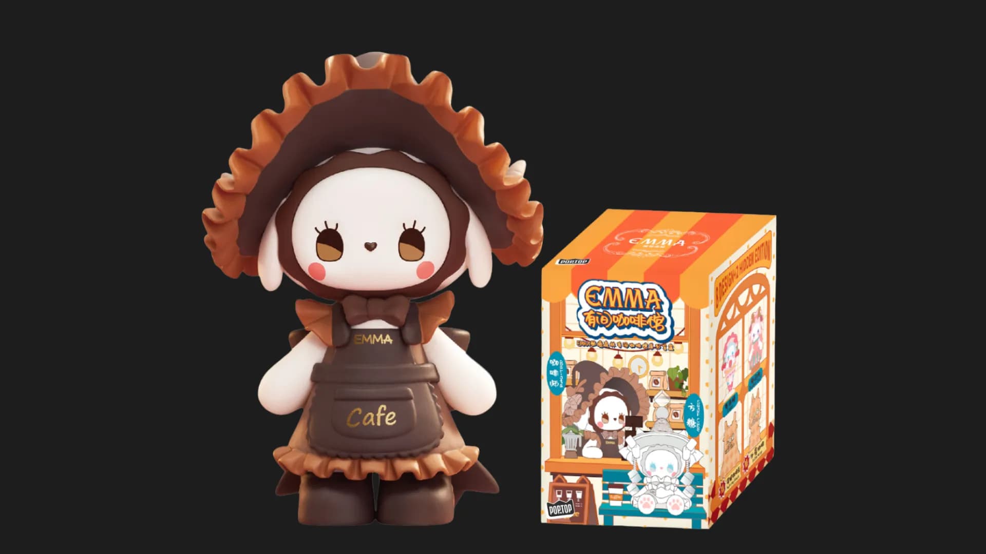 Коллекционная фигурка Pop Top Lucky Emma из серии «Загадочный лес» — «Кофейня» (MJ-000061)