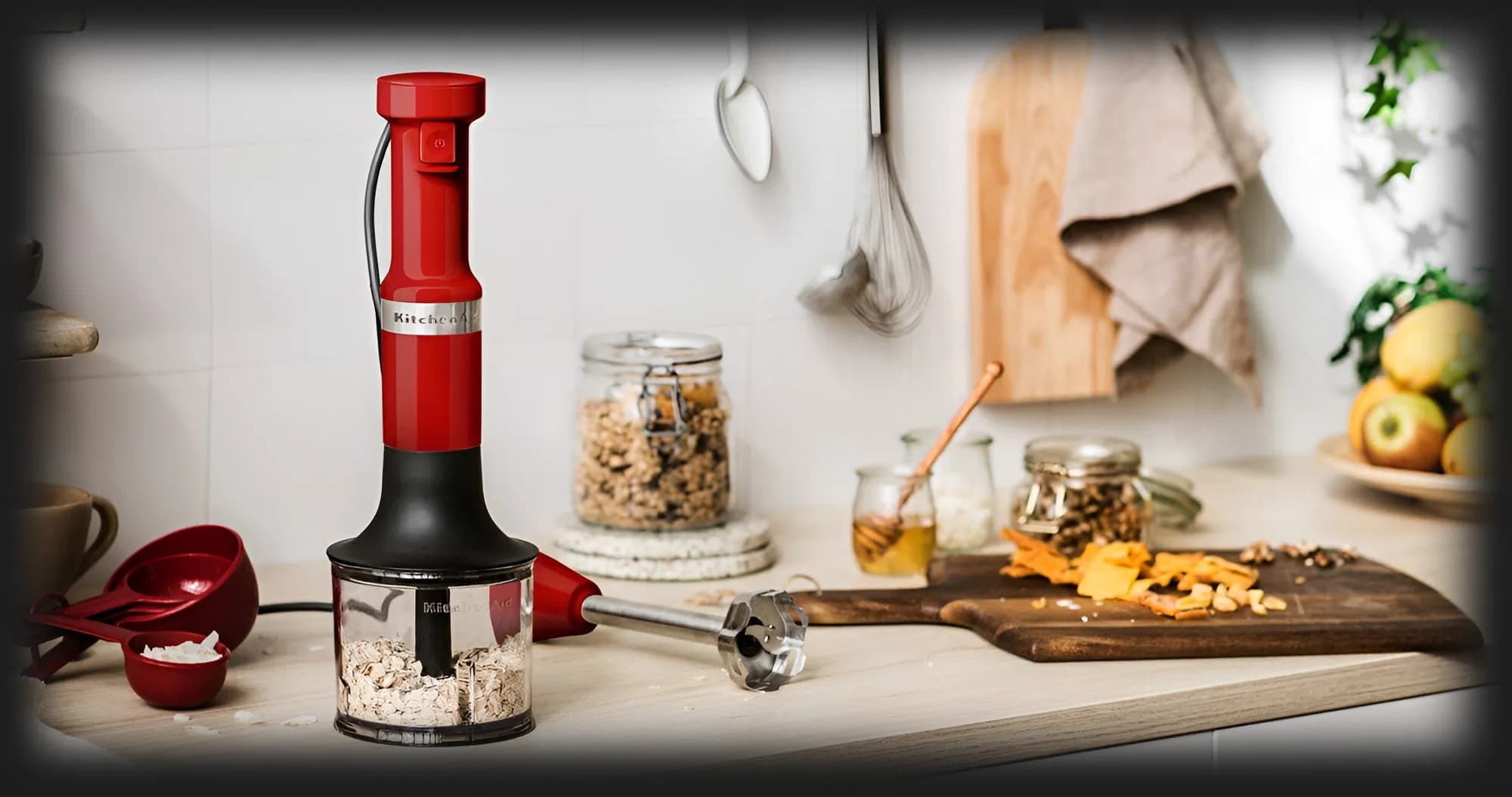 Блендер погружной KitchenAid с аксессуарами (Cream)