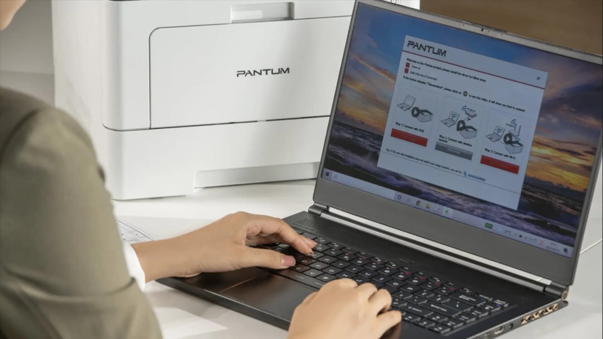 МФУ лазерный Pantum BM5100ADN (White)