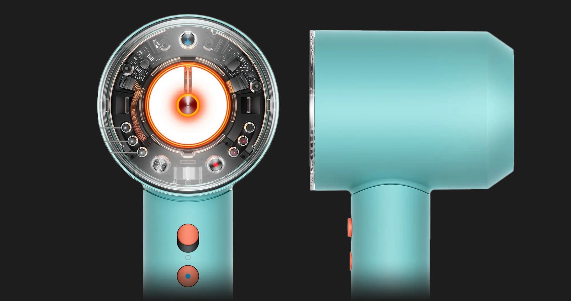Фен для волос Dyson Supersonic Nural (Velvet Red/Gold) (594823-01)