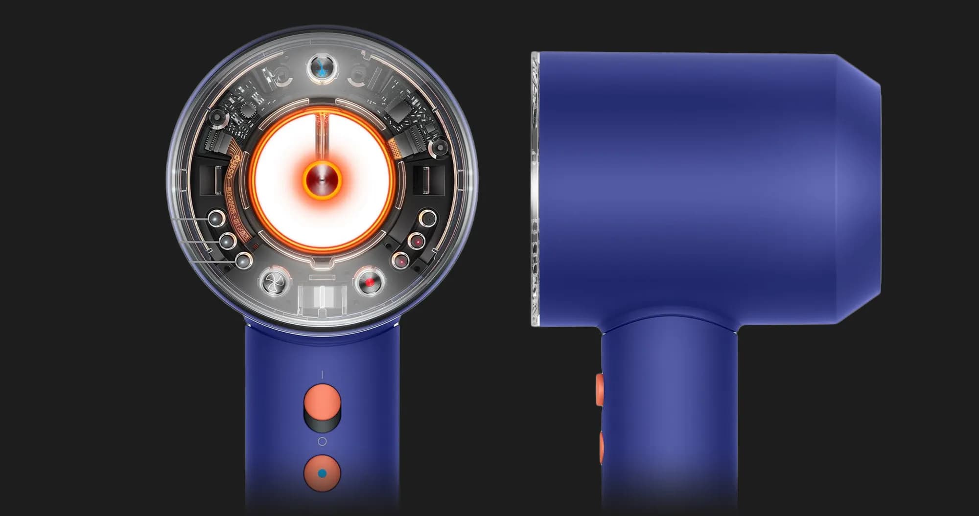 Фен для волос Dyson Supersonic HD16 Nural Straight+Wavy (Ceramic Apricot/Topaz) (Ultra)