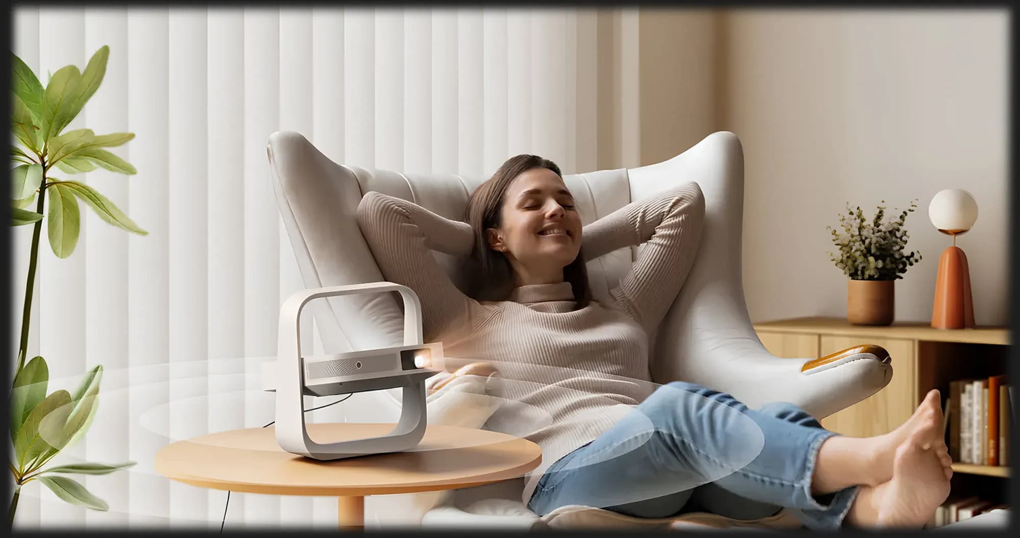 Проектор для дому XGIMI Elfin Flip (WK03C) (White) (UA)