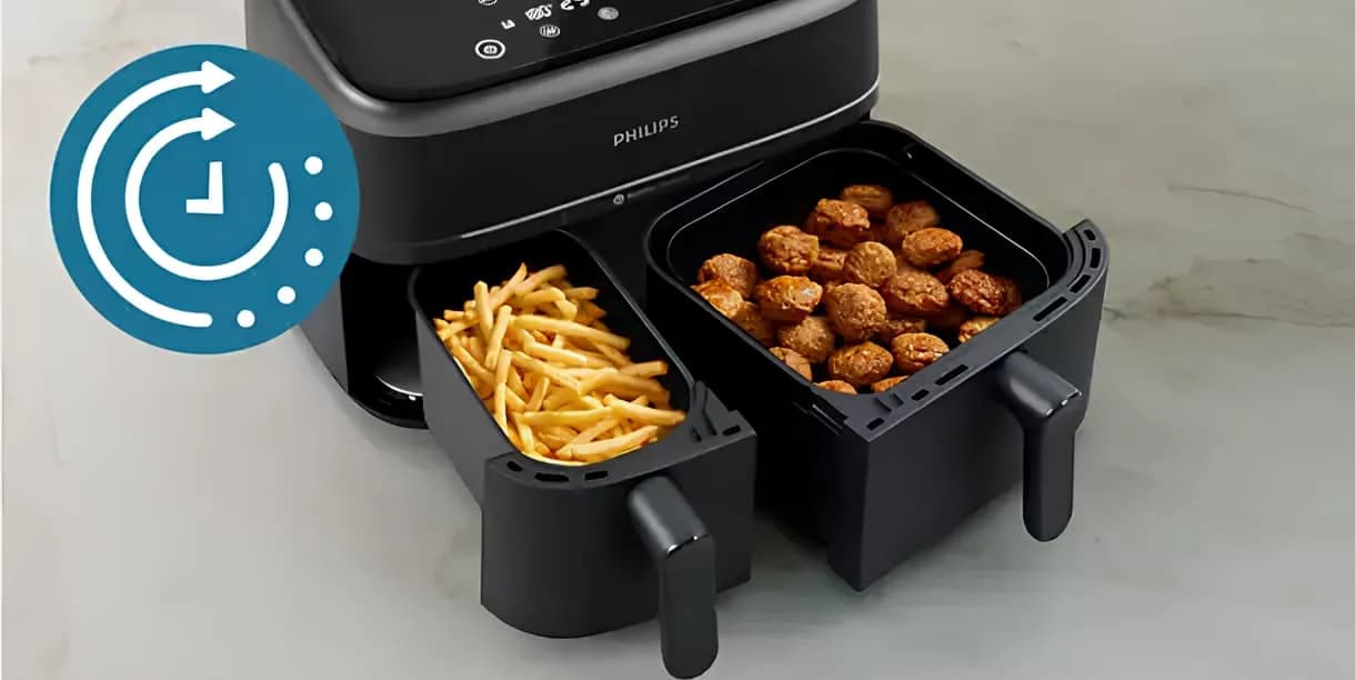 Мультипечь Philips Ovi Dual Basket AirFryer NA352/00