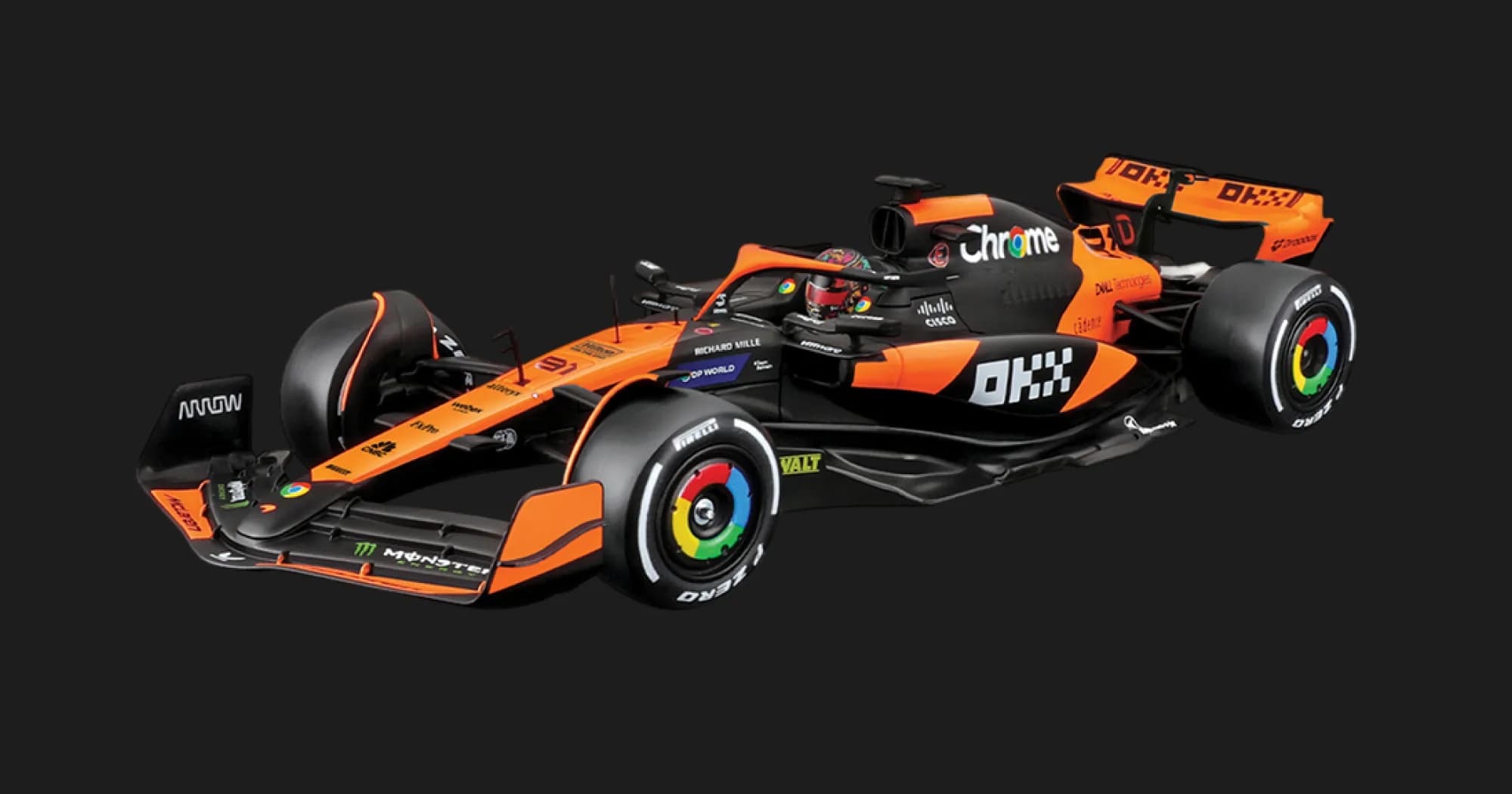 Авто-конструктор Bburago — McLaren MCL38 #4 (1:24) (18-28511)