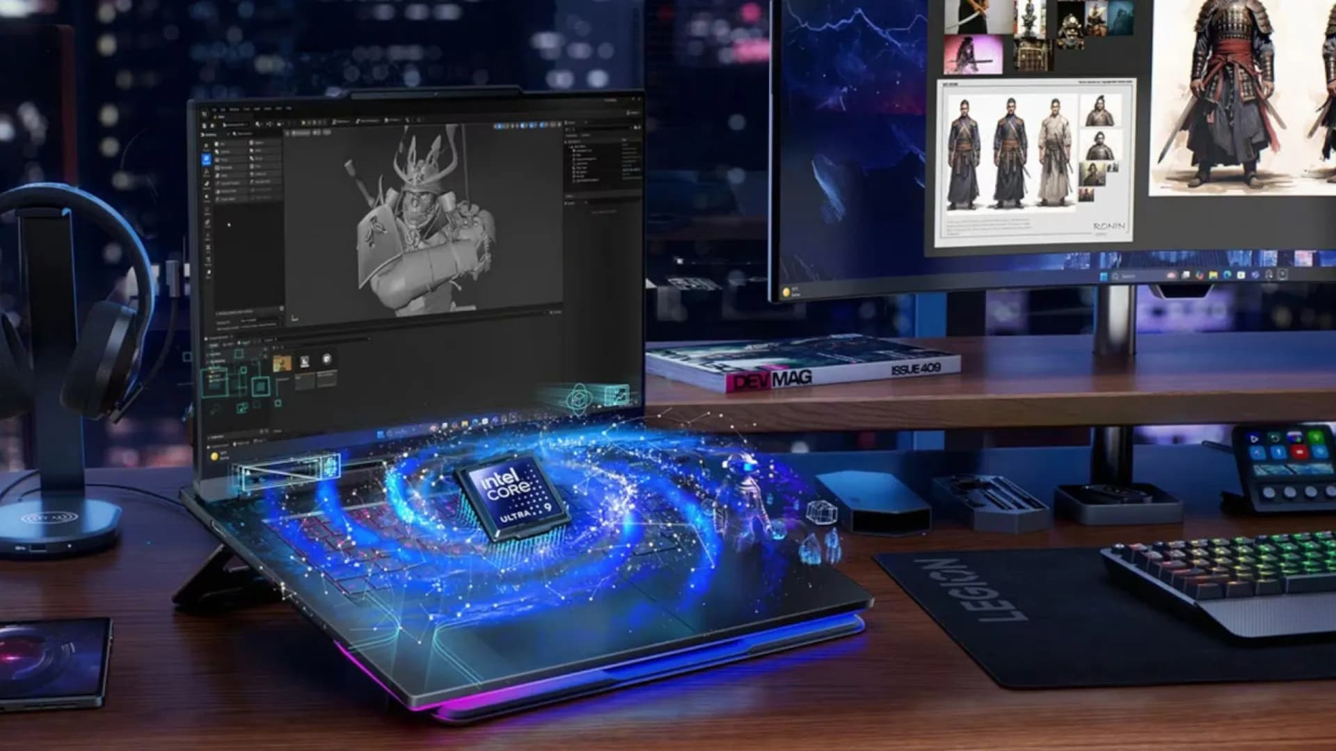 Ноутбук Lenovo Legion 9 18IAX10 18" (Intel Core Ultra 9/64GB/2TB (SSD)/RTX 5080) (83EY1007GE)
