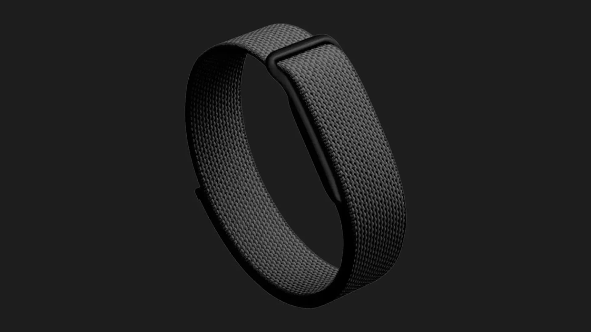 Ремешок Nylon Strap для Google Fitbit Air (Black)