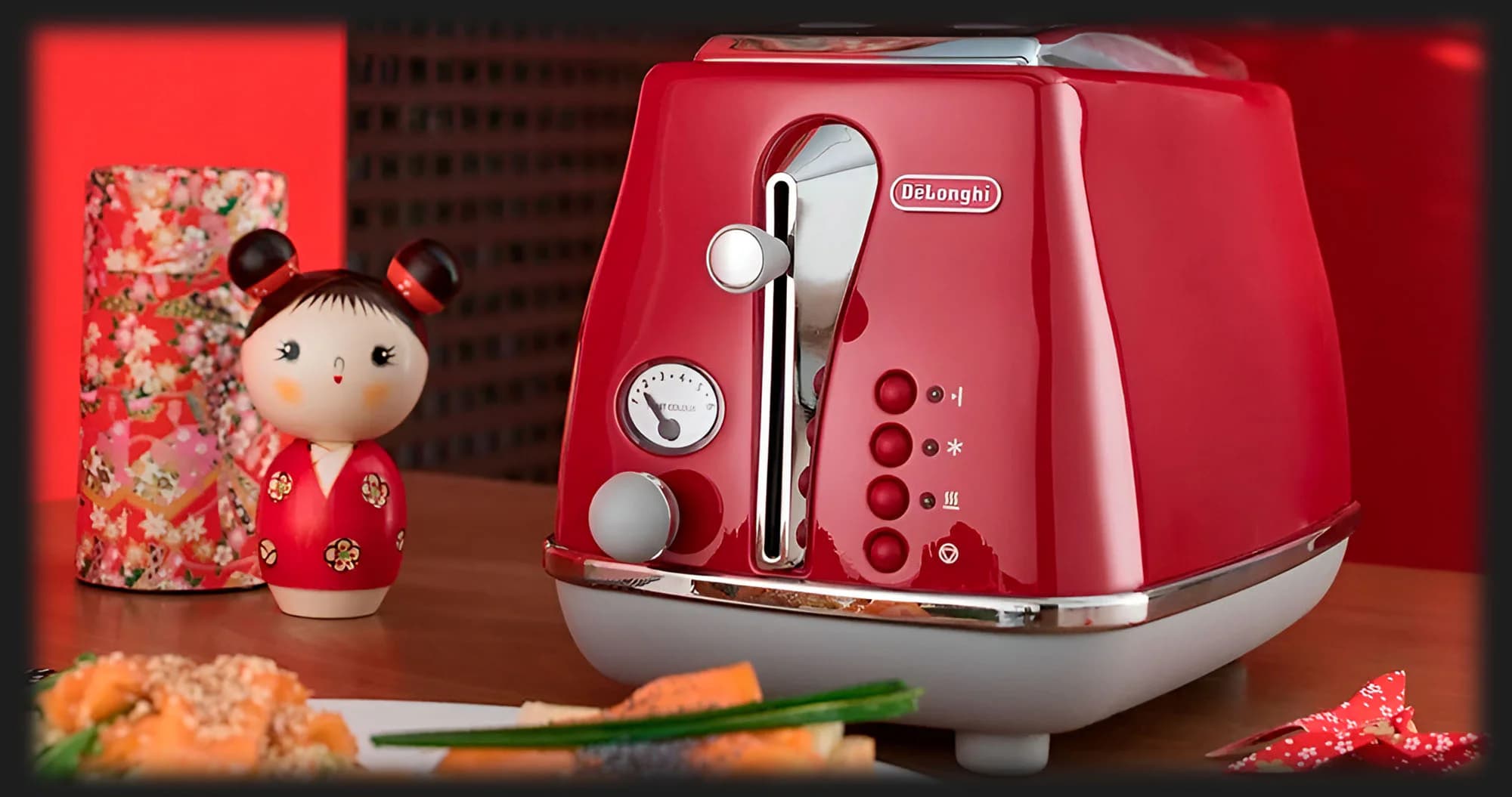 Тостер DeLonghi Icona Capitals (Red)