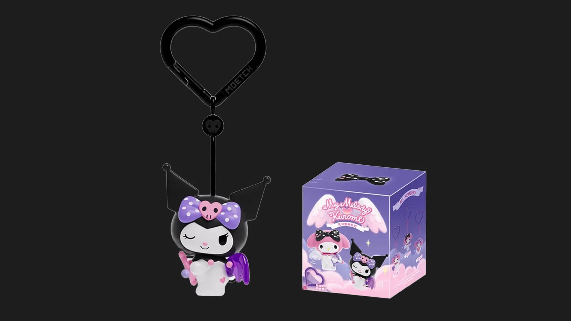 Механическая фигурка-сюрприз Pop Top Kuromi &amp; My Melody — Милые крылышки (24MDL-003)