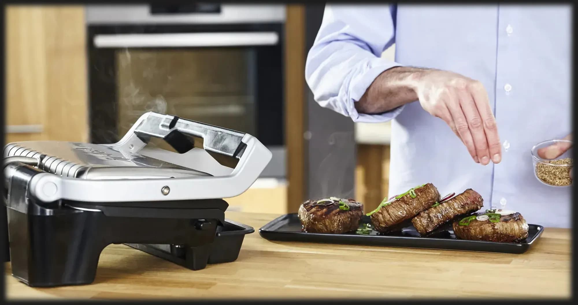 Гриль Tefal OptiGrill Elite GC750D30
