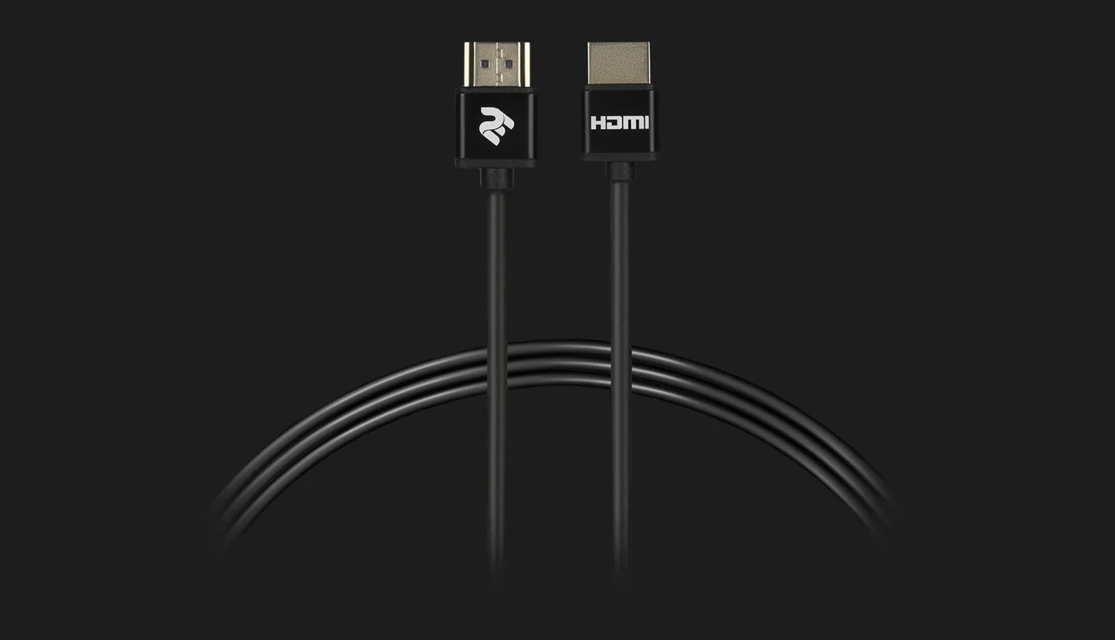 Кабель 2E HDMI (AM/AM) 2.0, Slim High Speed Aluminum 3м (Black)