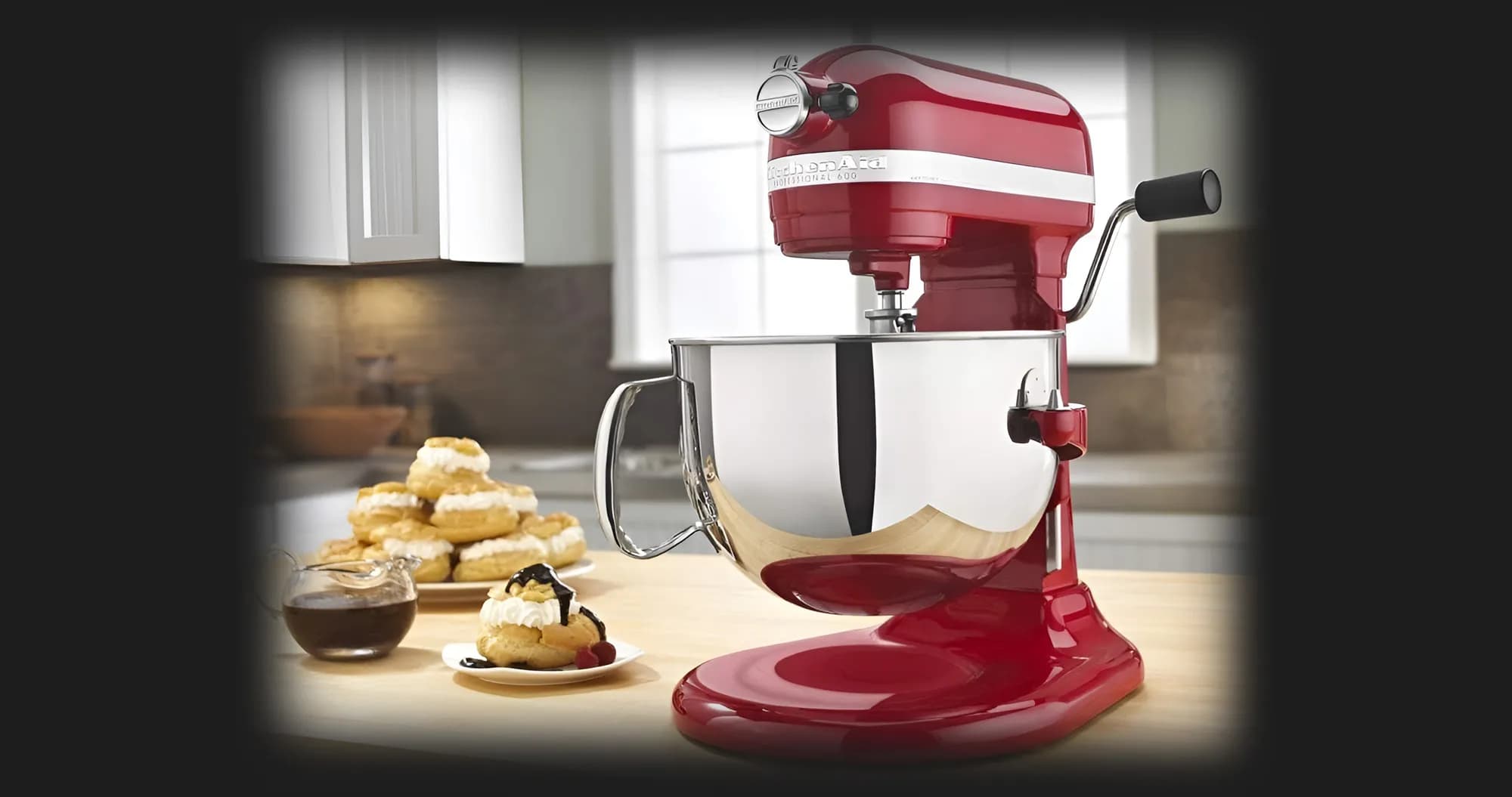 Планетарный миксер KitchenAid Heavy Duty 4,8 л с откидным блоком (Red)