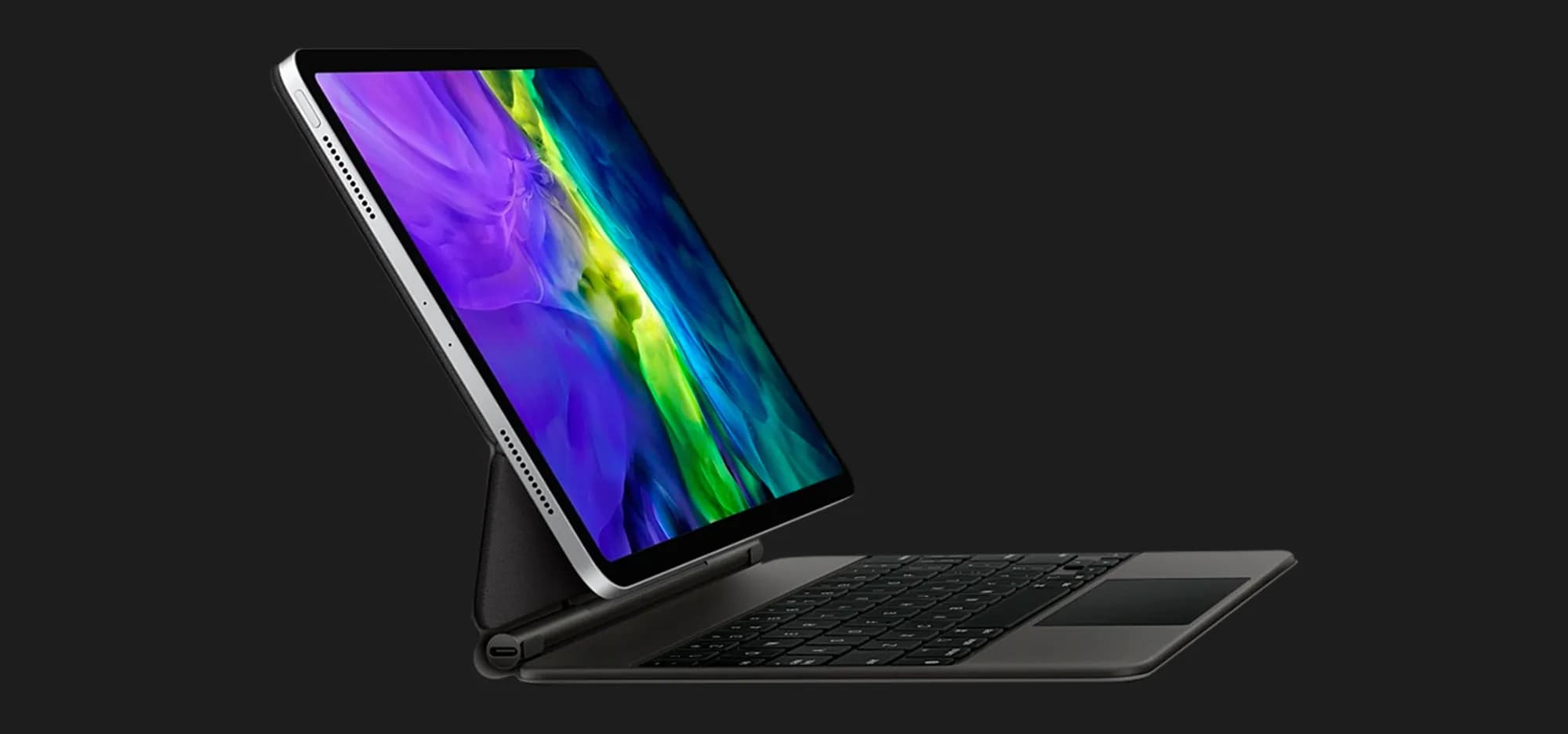 Клавиатура Magic Keyboard для iPad Pro 12.9, iPad Air 13 (M2) (Black) (MJQK3/MXQU2)