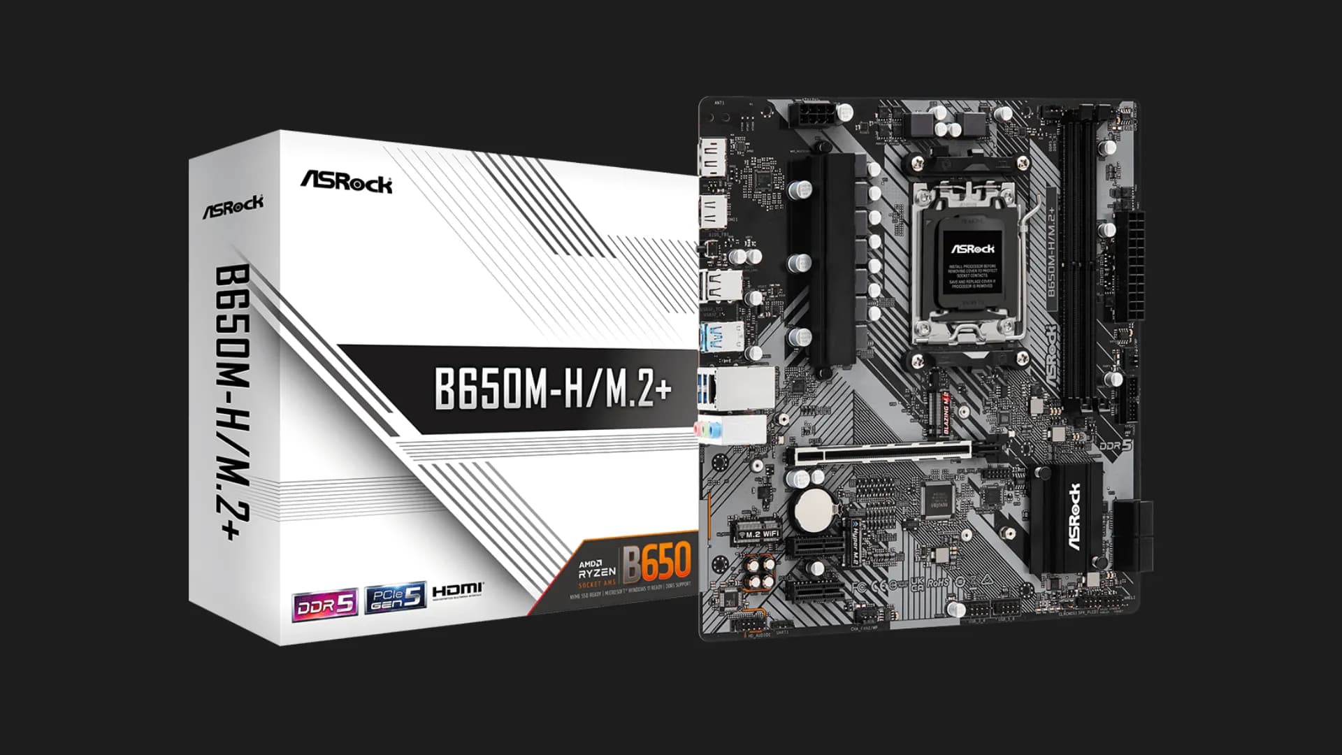 Материнская плата ASRock B650M-H/M.2+ (B650M-H/M.2+)