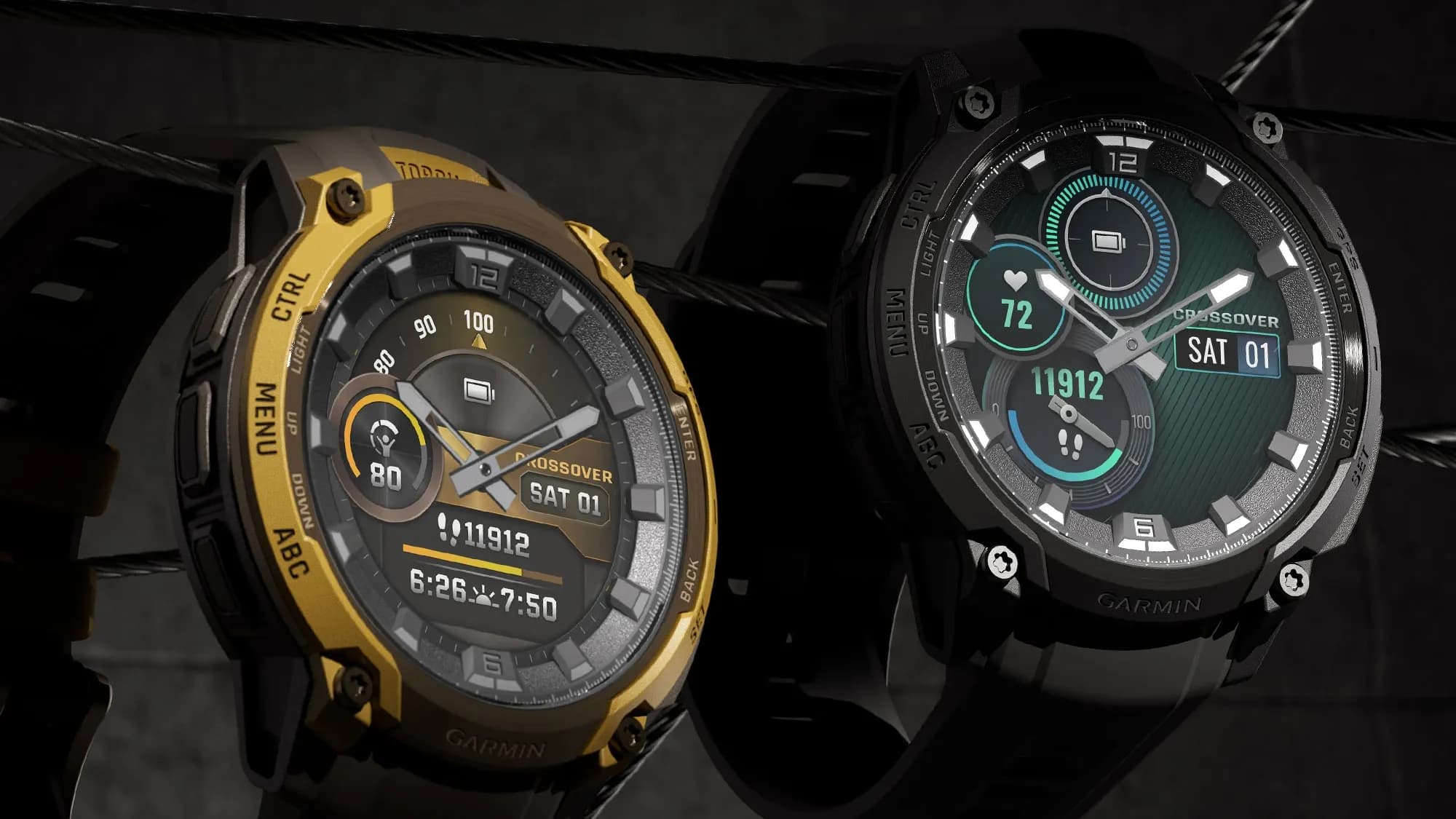 Garmin Instinct Crossover AMOLED Tactical Edition