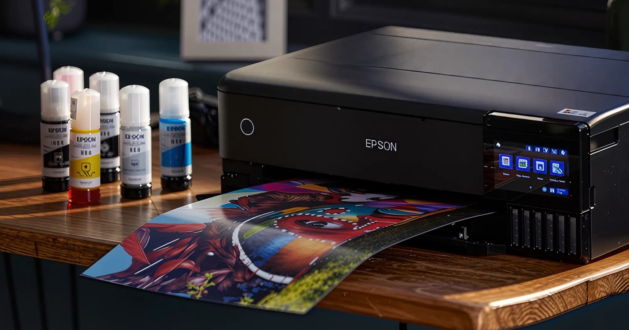 МФУ Струйный Epson L8180 (C11CJ21403)