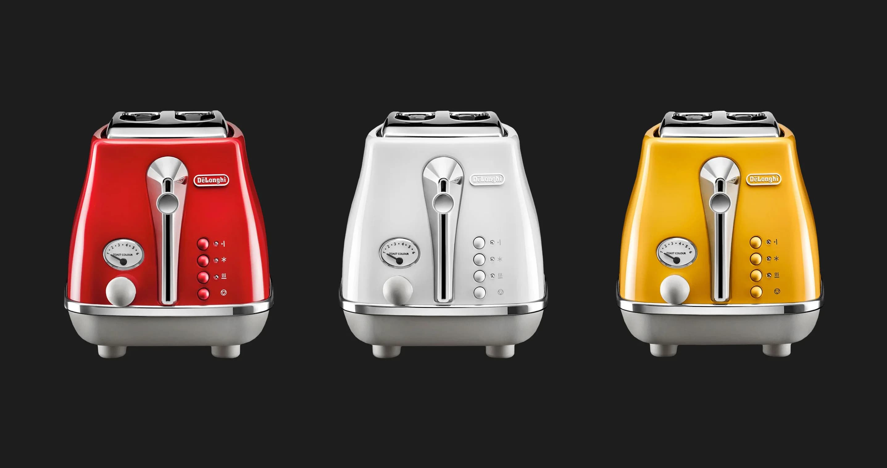 Тостер DeLonghi Icona Capitals (Red)