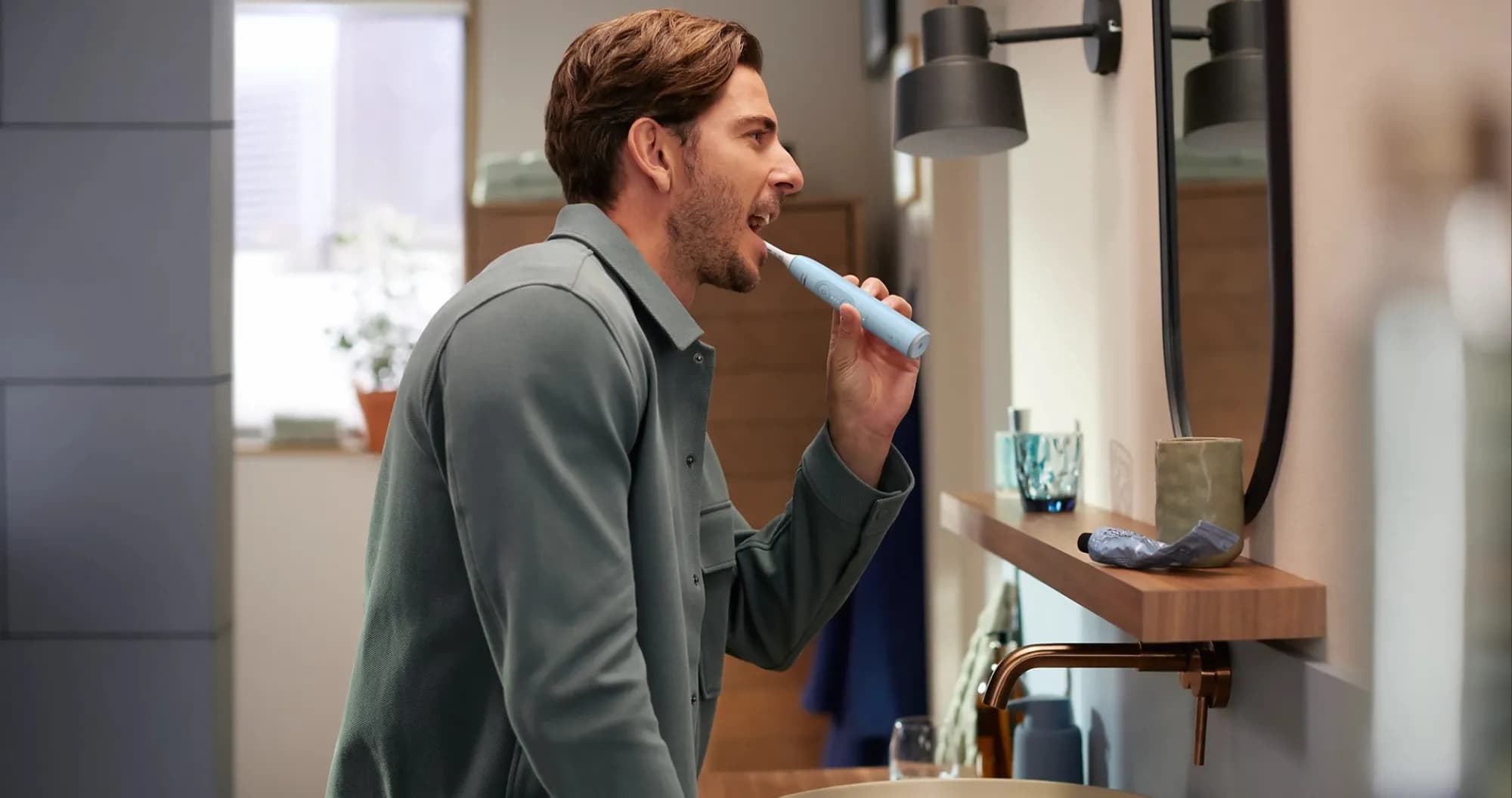 Зубная электрощетка Philips Sonicare Series 6100 (Blue) (HX7406/01)