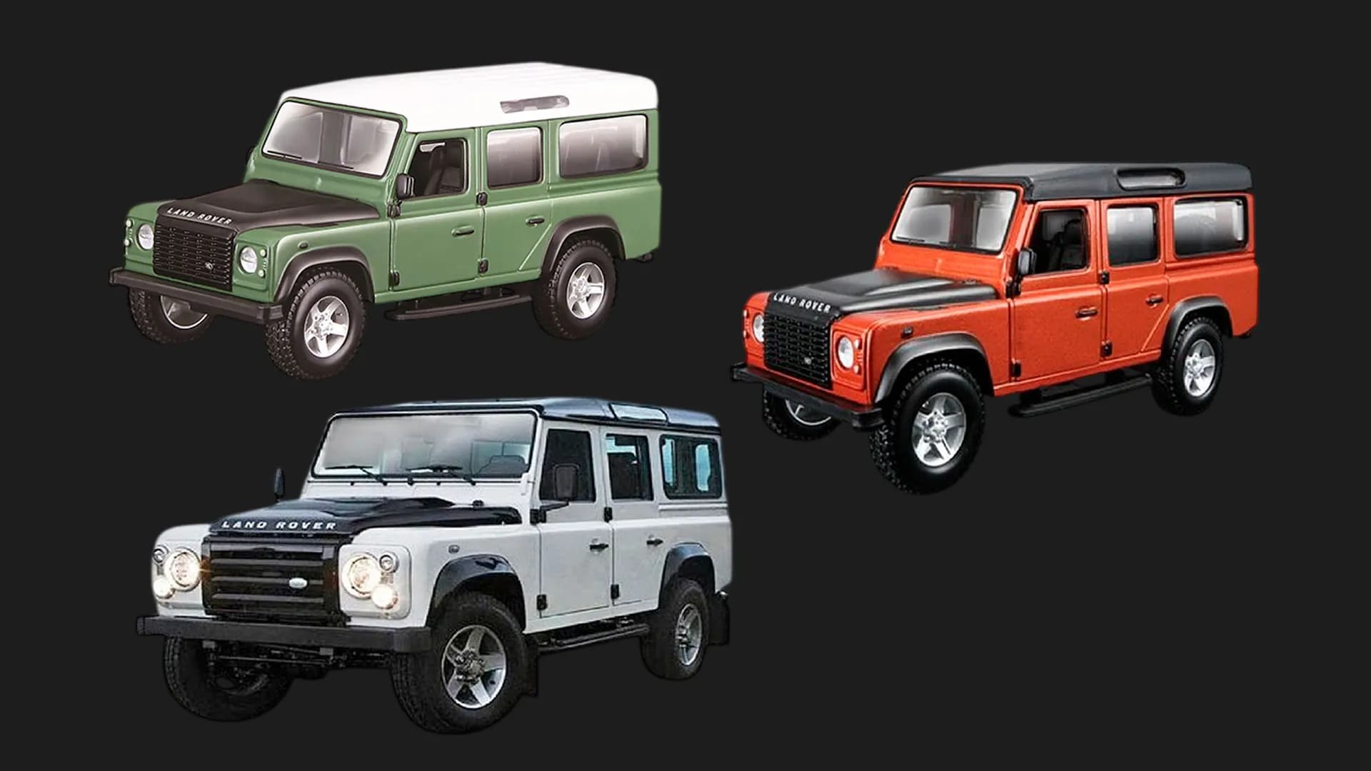 Автомодель Bburago Land Rover Defender 110 в ассортименте (1:32) (18-43029)