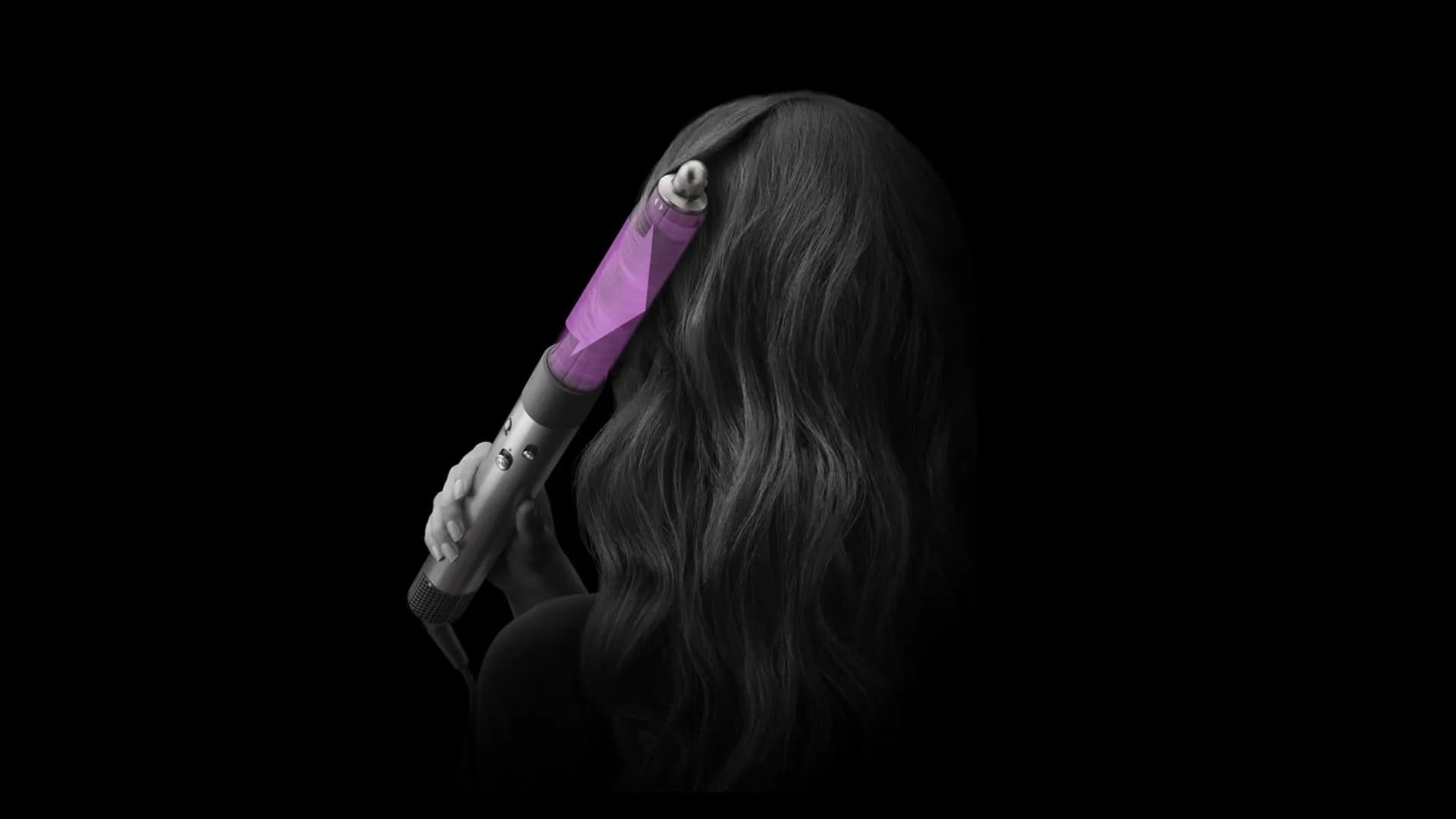 Длинная цилиндрическая насадка Dyson Airwrap barrel long - 40mm (Fuchsia/ Nikel)