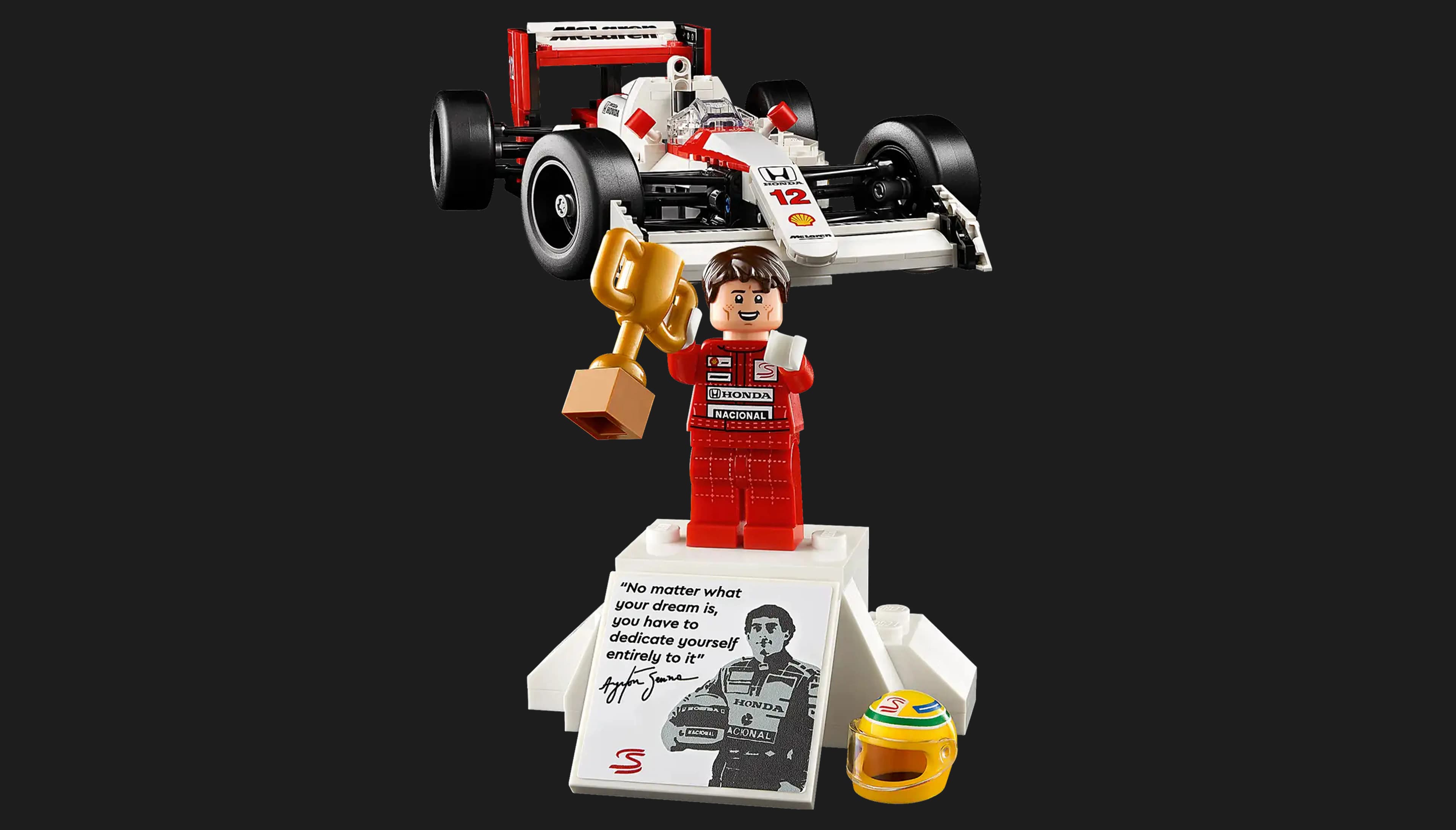 Конструктор LEGO Icons McLaren MP4/4 и Айртон Сенна (10330)