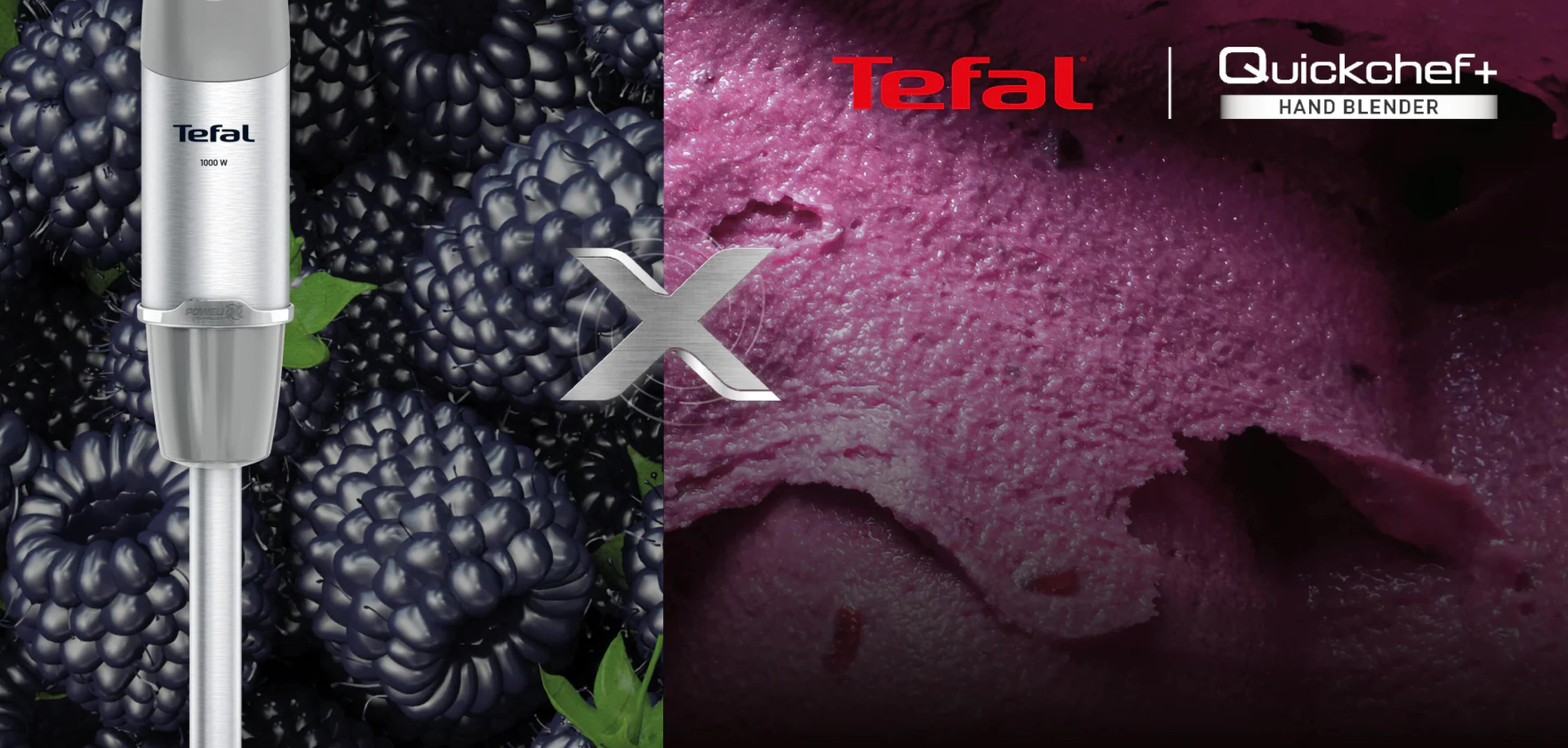 Блендер погружной Tefal Quickchef+ (Gray)
