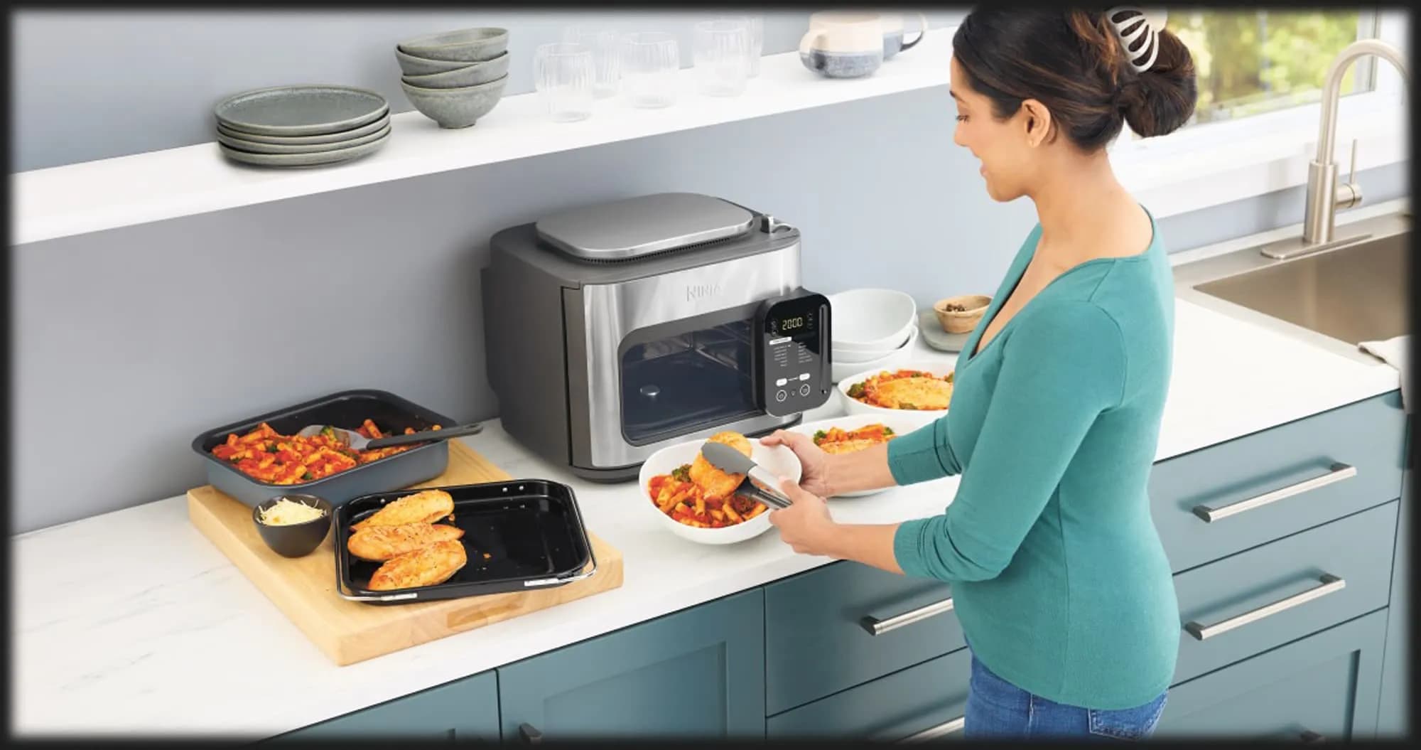 Мультипечь Ninja Combi 12-in-1 Multi-Cooker, Oven & Air Fryer SFP700EU