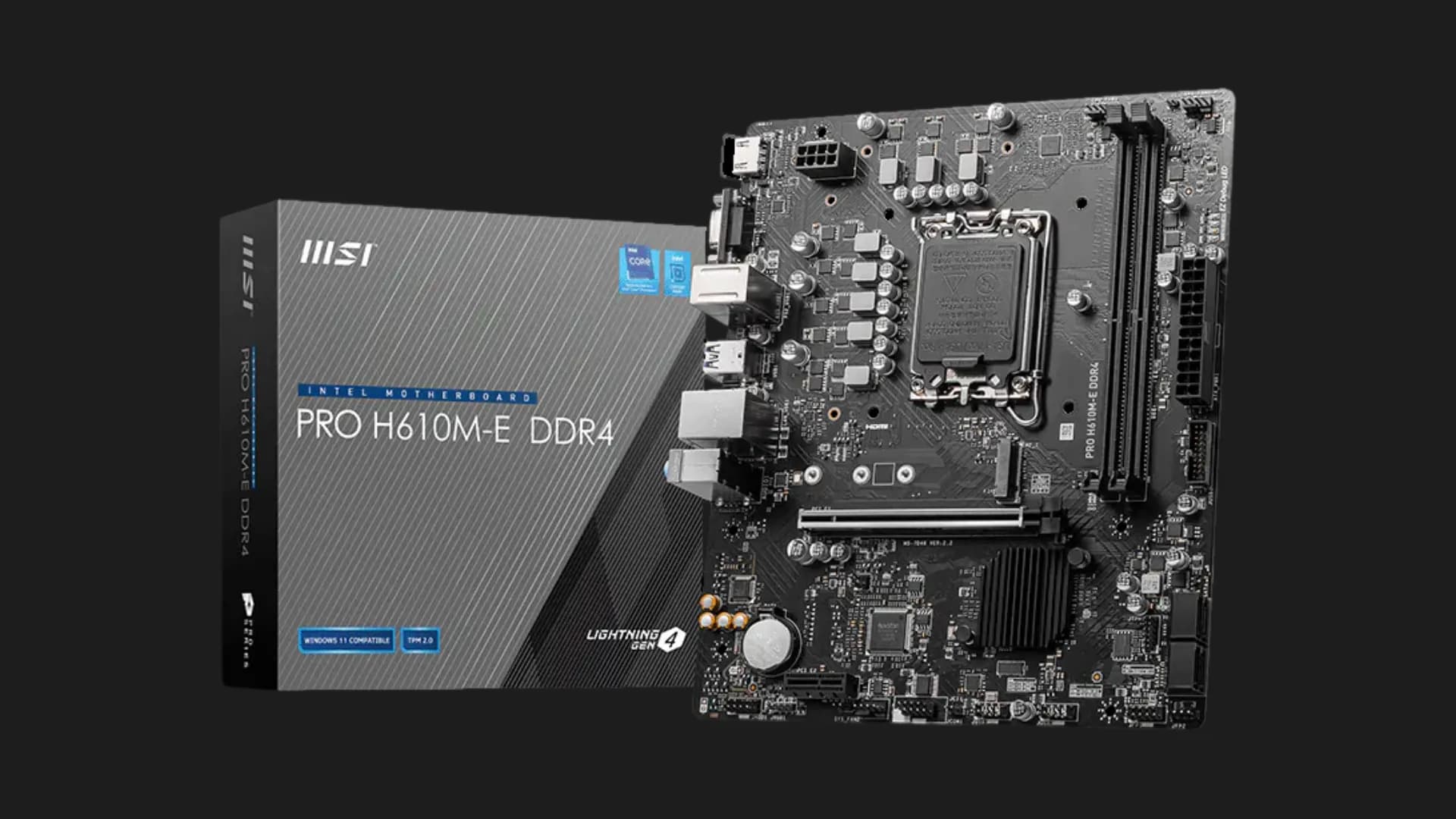 Материнская плата MSI PRO H610M-E DDR4 (PRO H610M-E DDR4)