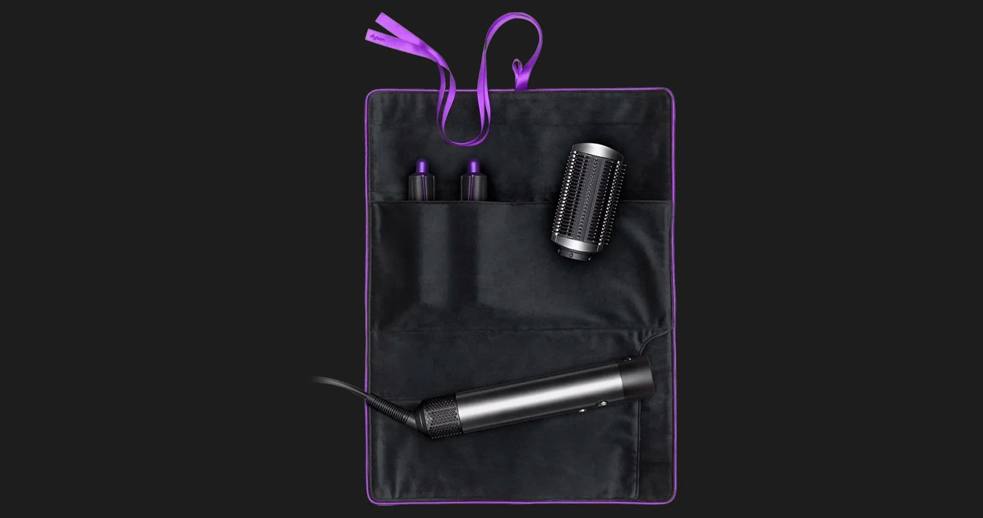 Дорожный чехол для стайлера Dyson (Black/Copper)