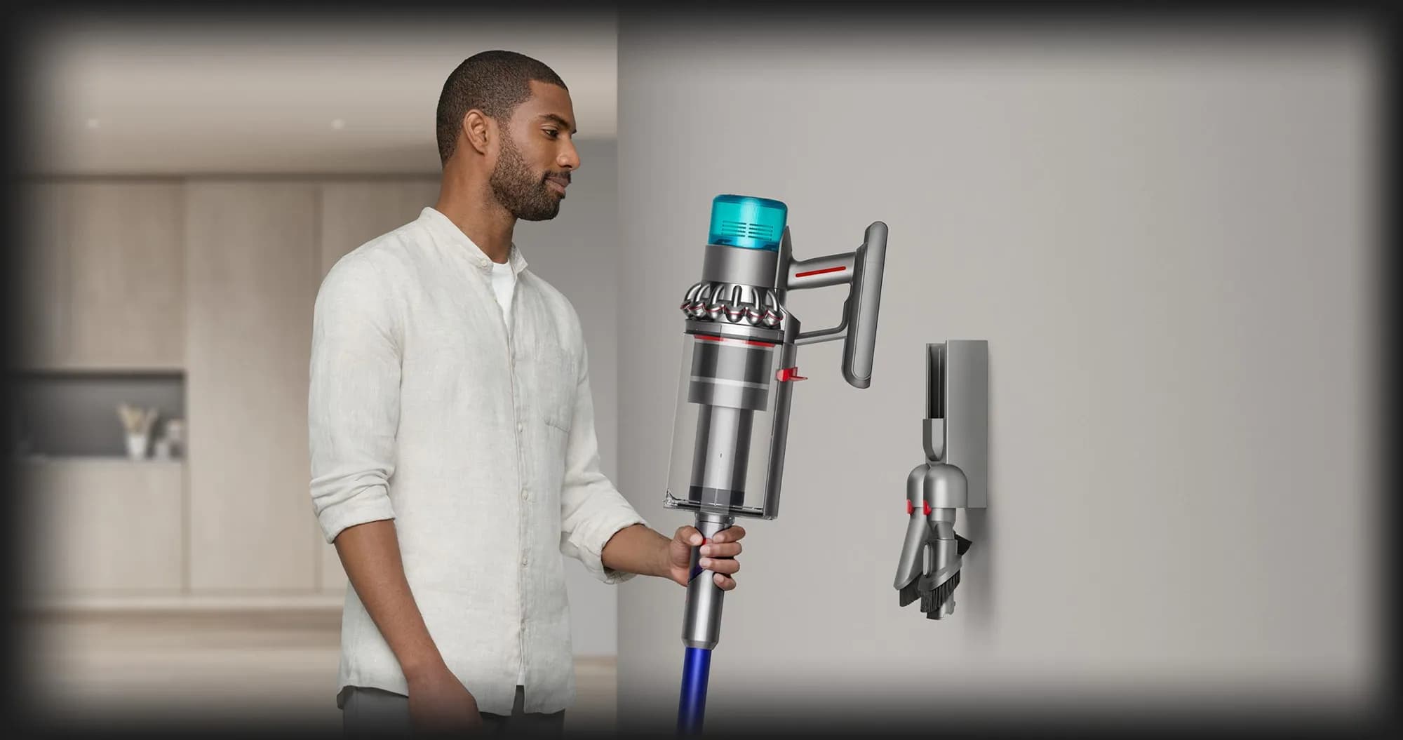 Пылесос Dyson Gen5 Outsize (Nickel/Blue)