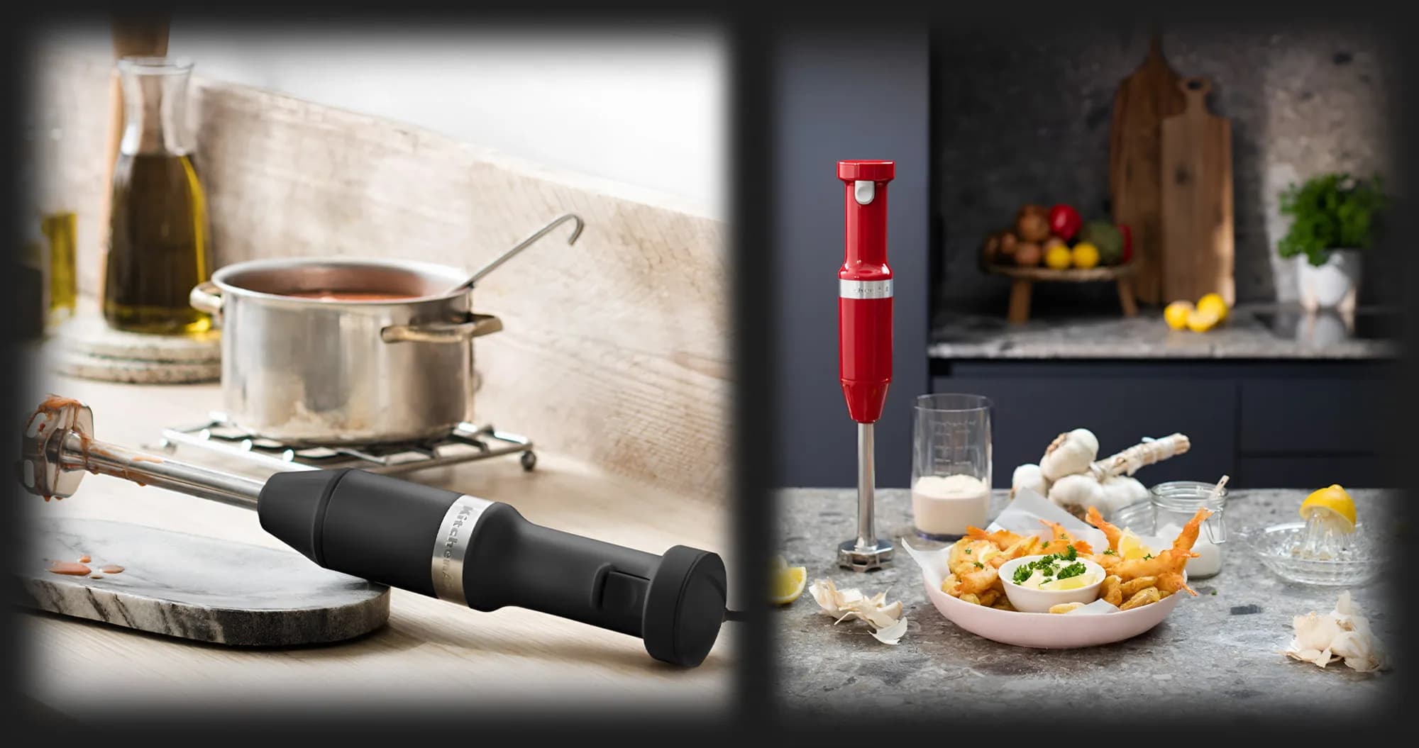 Блендер погружной KitchenAid с аксессуарами (Cream)