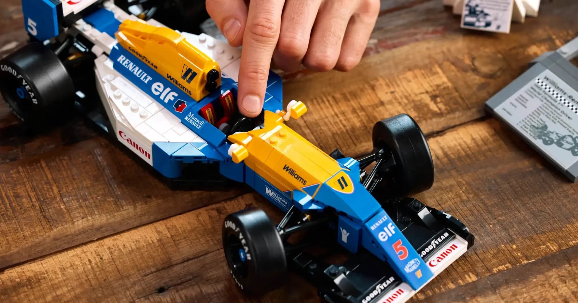 Конструктор LEGO Icons Williams Racing FW14B и Найджел Мэнселл (10353)
