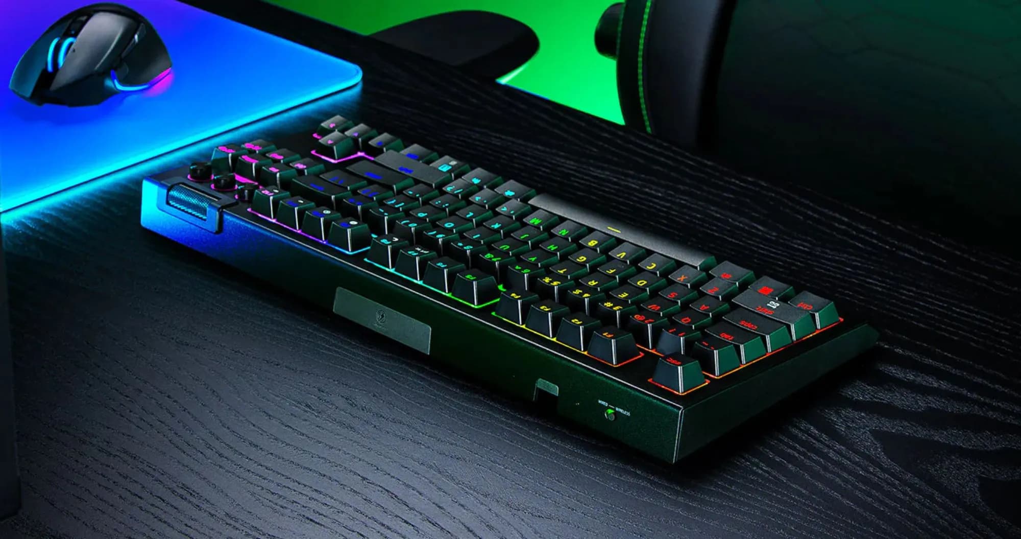 Клавиатура механическая RAZER BlackWidow V4 TKL, Hyperspeed (Black)
