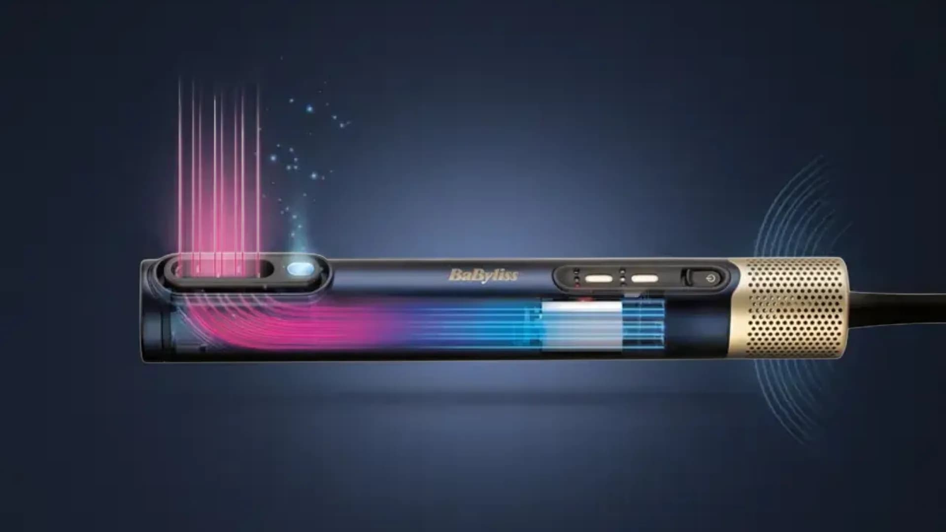 Фен-щетка Babyliss Air Wand (Dark Blue)