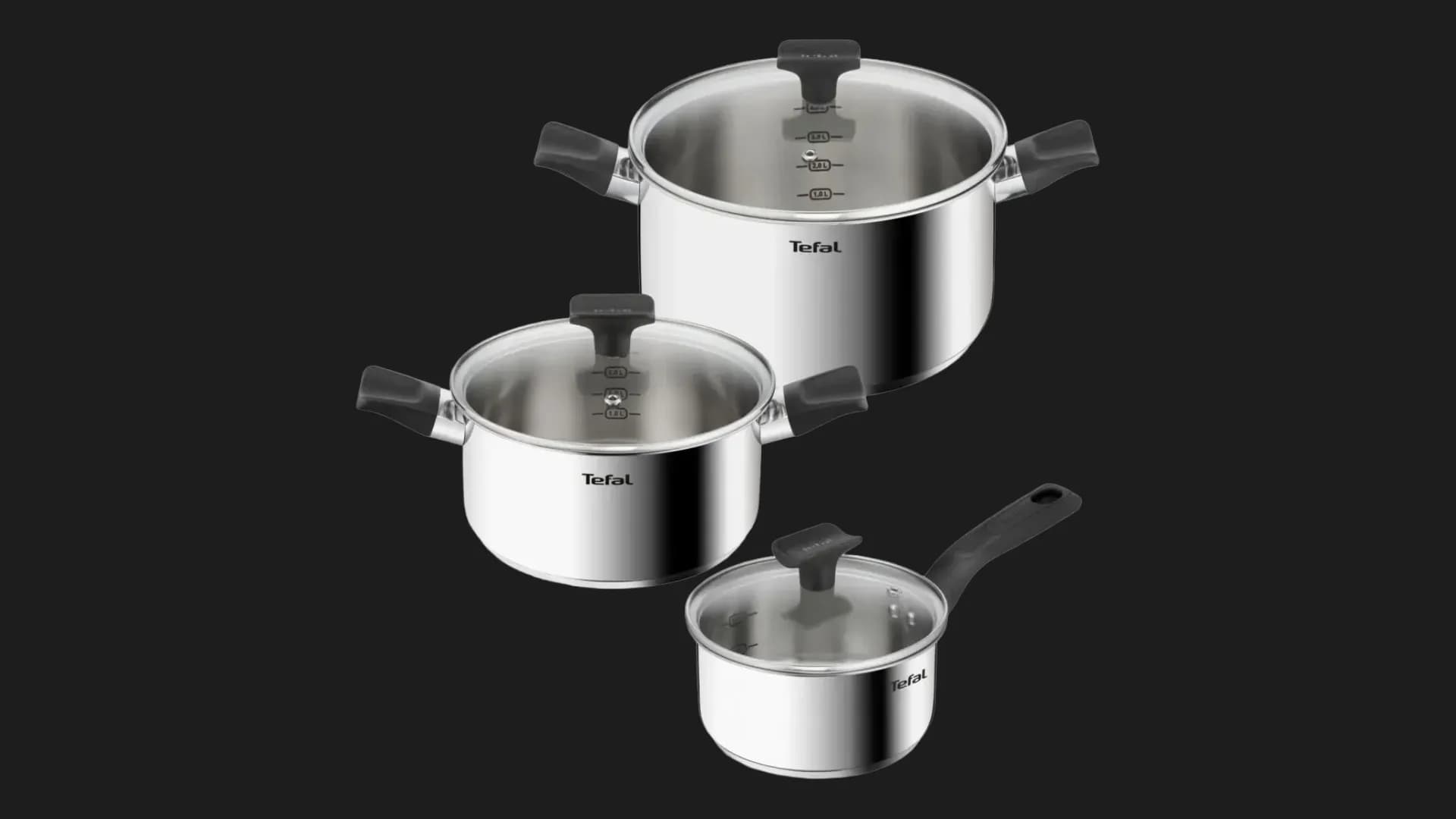 Набор посуды Tefal Delicious 6 пр (Steel) (B925S655)