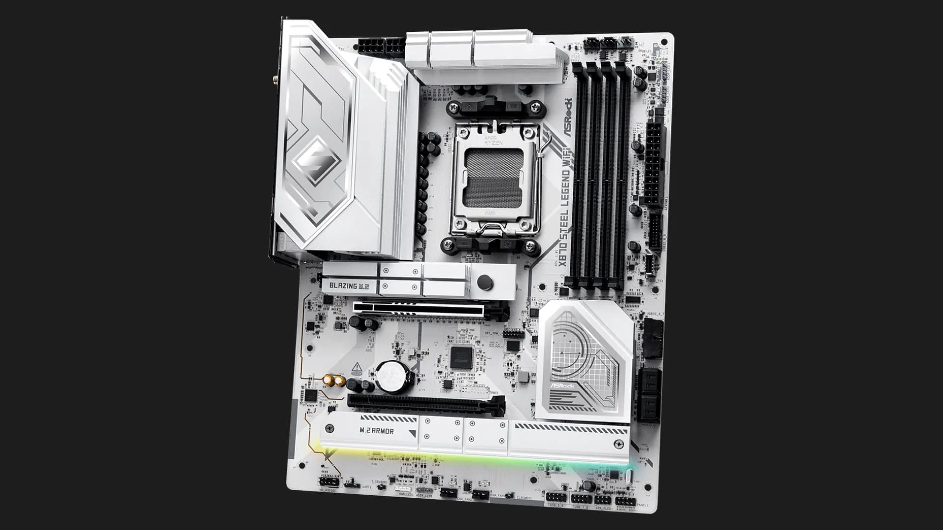 Материнская плата ASRock X870 STEEL LEGEND WIFI (sAM5) (X870 STEEL LEGEND WIFI)
