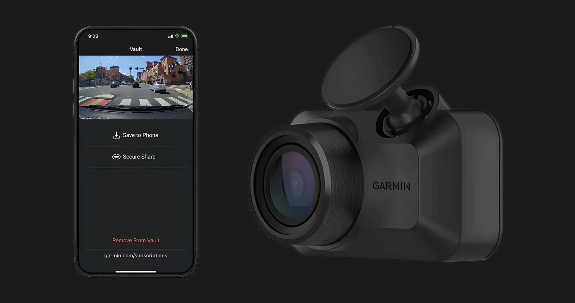 Автомобильный видеорегистратор Garmin Dash Cam Mini 3 (010-02899-10) (Global)