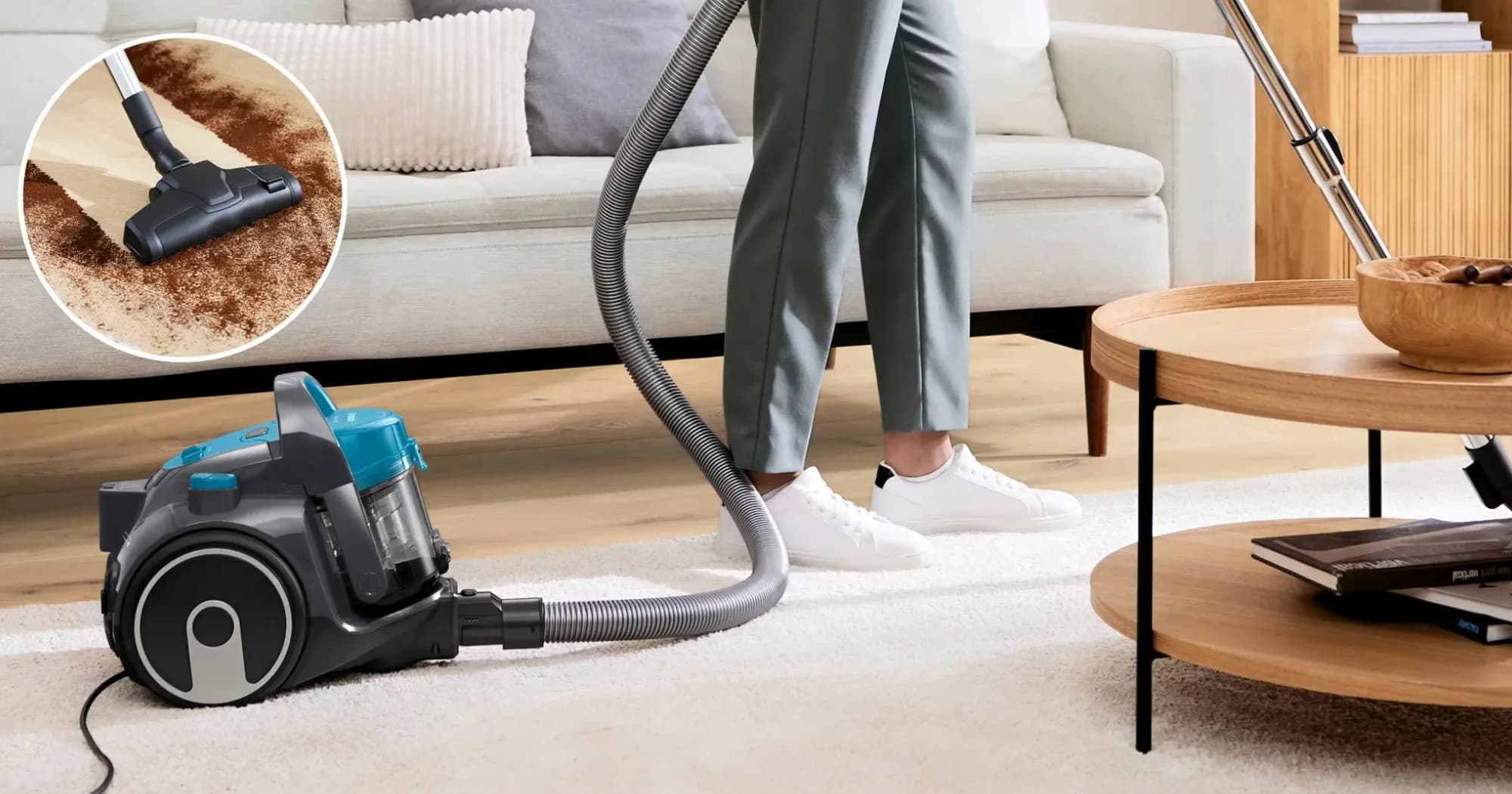 Пылесос безмешковый Bosch Serie 2 BGS05X240 (Turquoise)