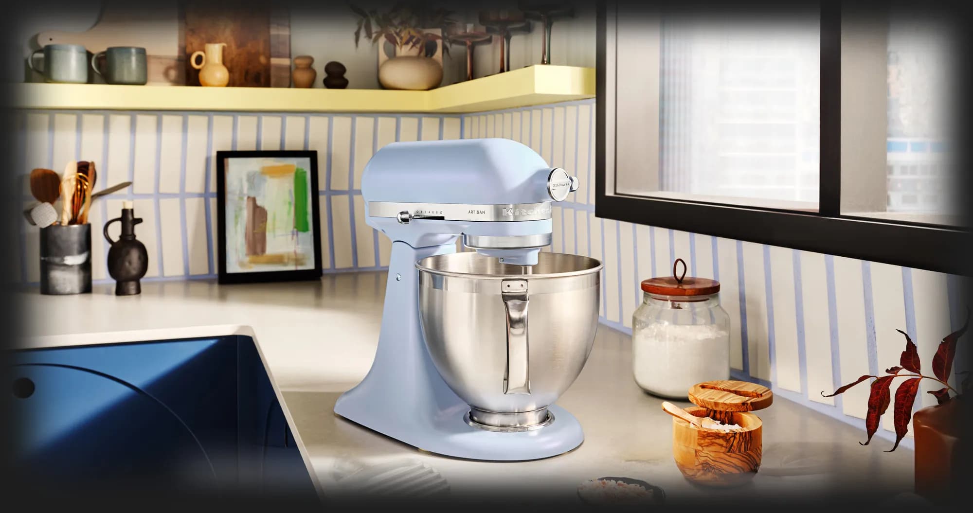 Планетарный миксер KitchenAid Artisan 4,8 л с откидным блоком (Pistachio)