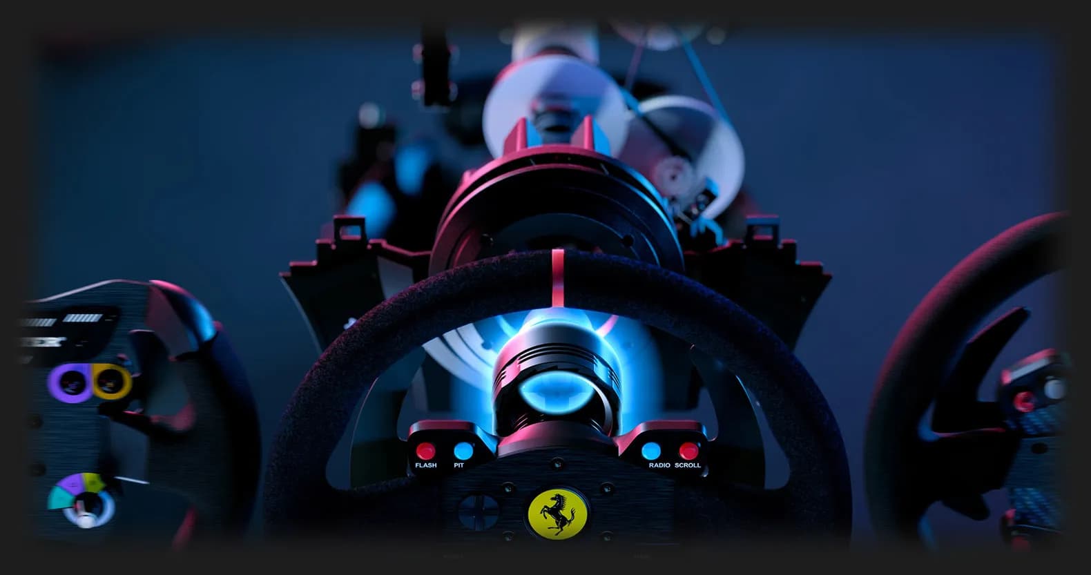 Комплект (руль, педали) Thrustmaster T300 Ferrari Integral RW Alcantara edition PS5/PC/PS4 (Black) (UA)