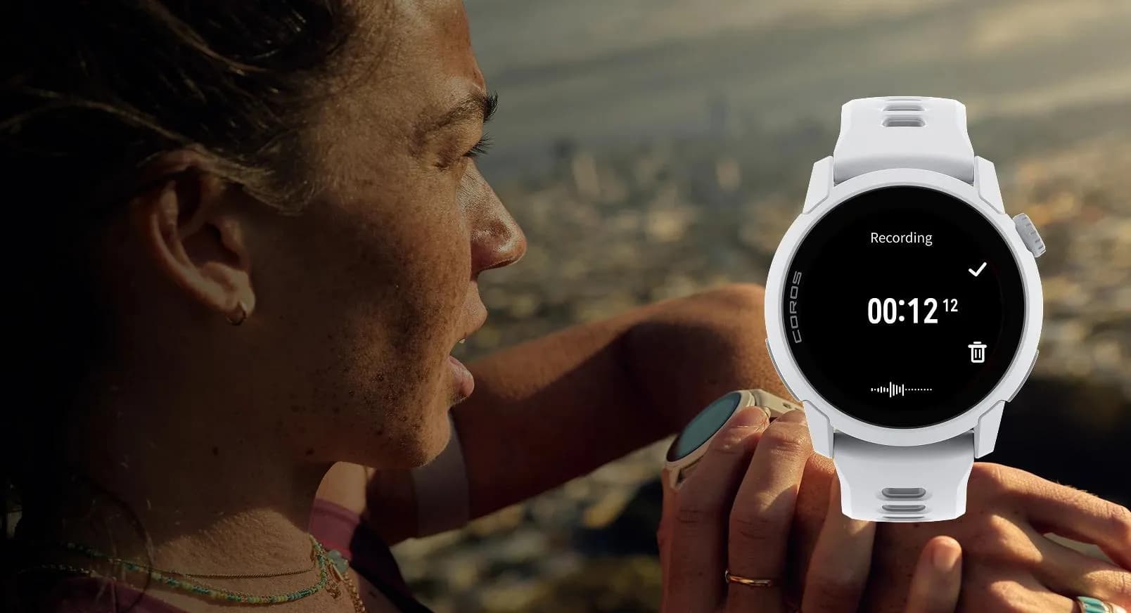 Coros Pace 4 43mm White Silicone (WPACE4-WHT)