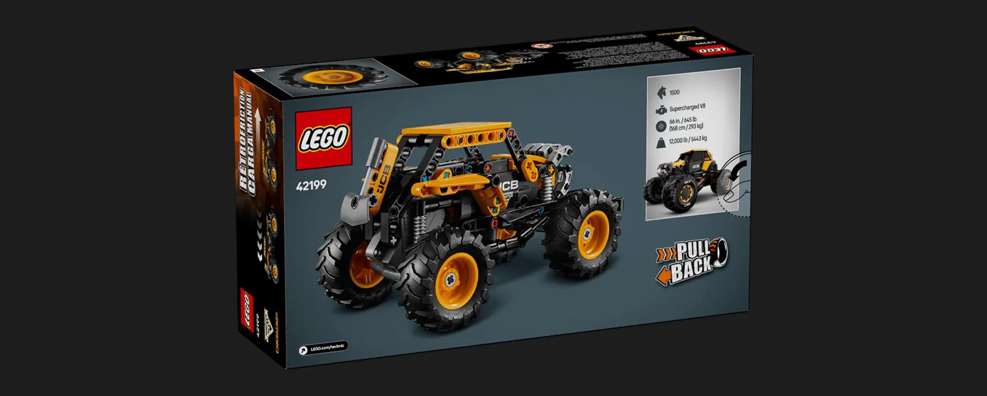 Конструктор LEGO Technic Monster Jam DIGatron с инерционным двигателем (42199)
