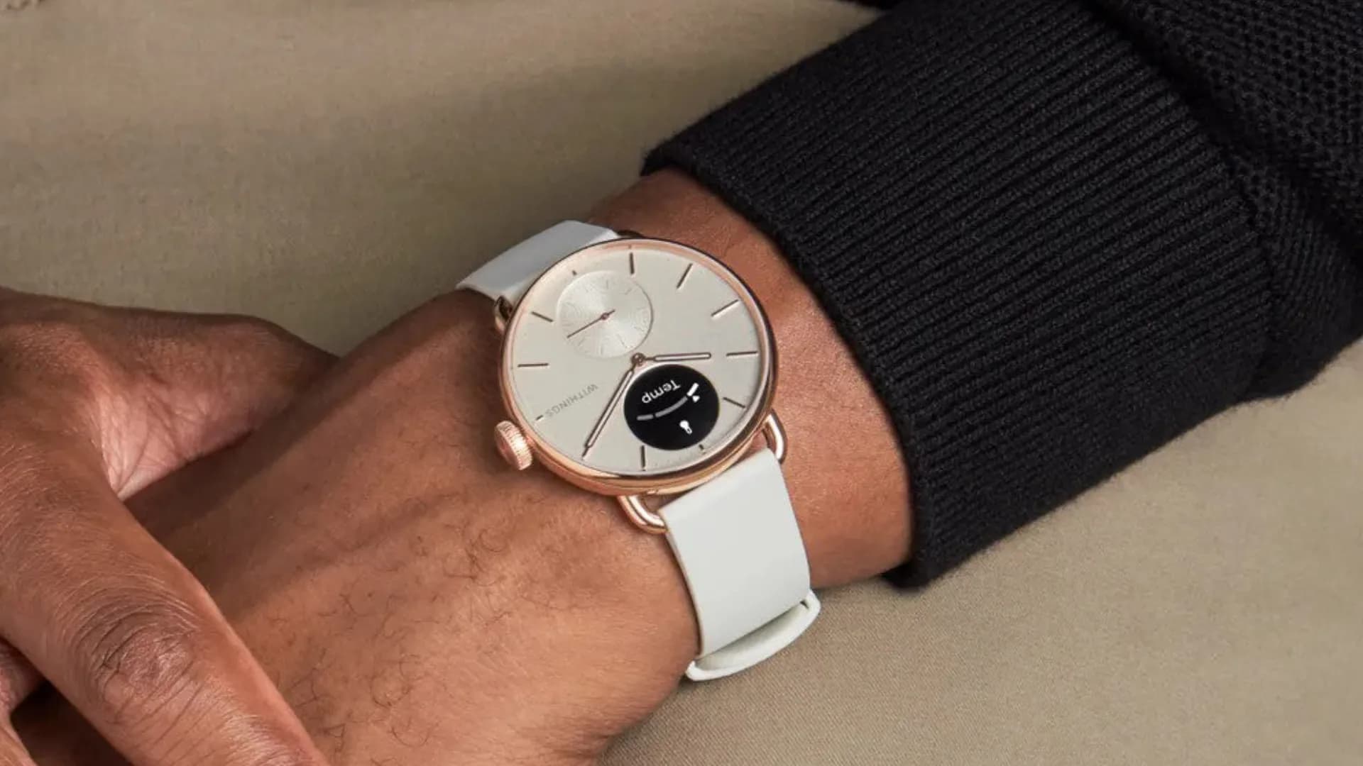 Смарт-часы Withings ScanWatch 2 42mm (Pearl White)