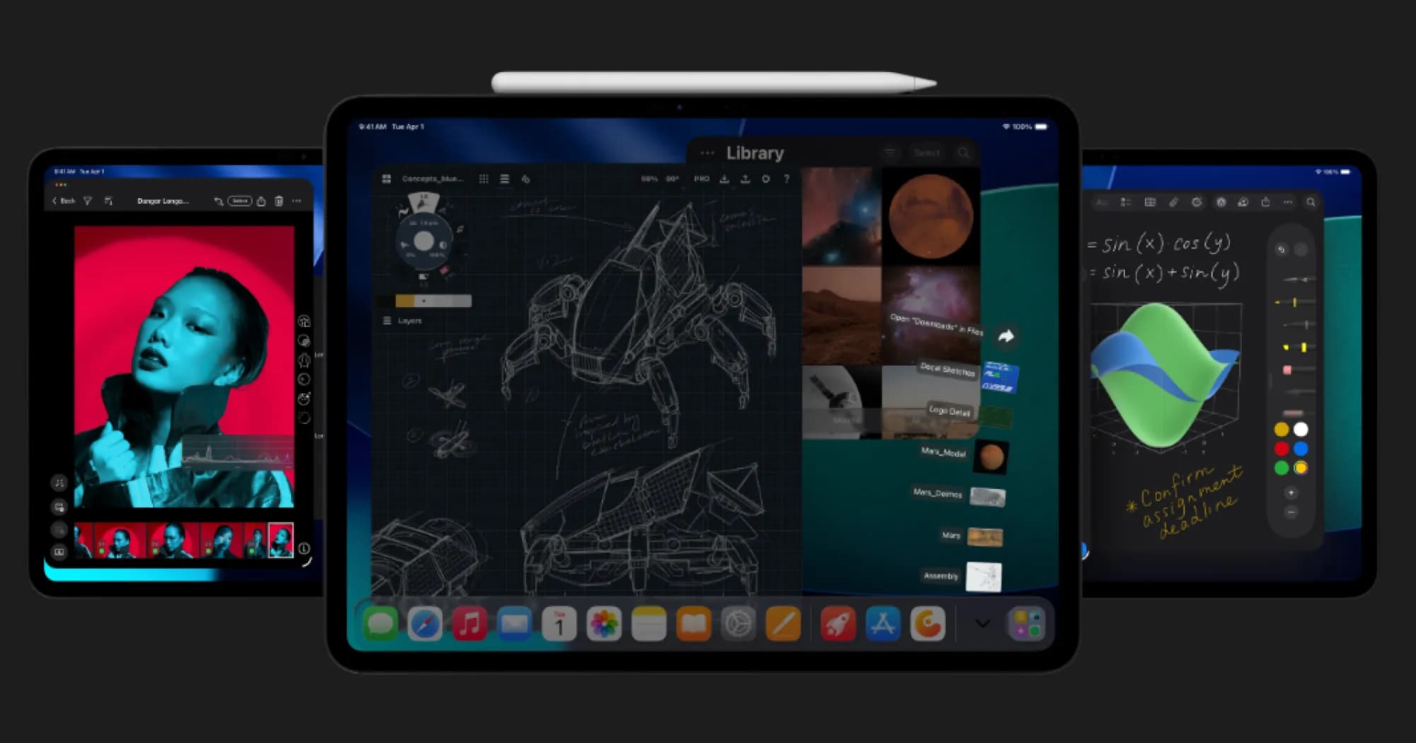Apple iPad Pro 13 2025, 256GB, Space Black, Wi-Fi (M5) (MDYJ4)