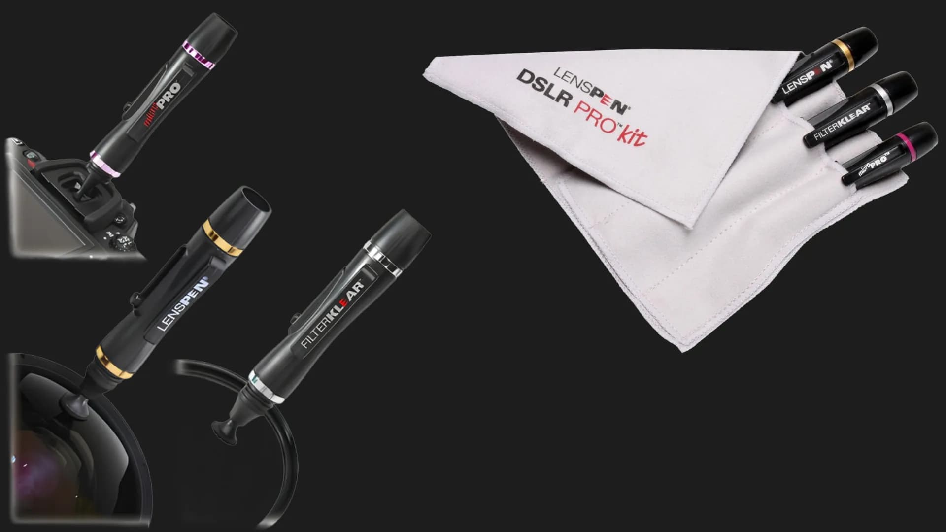 Набор карандашей LENSPEN DSLR PRO KIT для чистки оптики